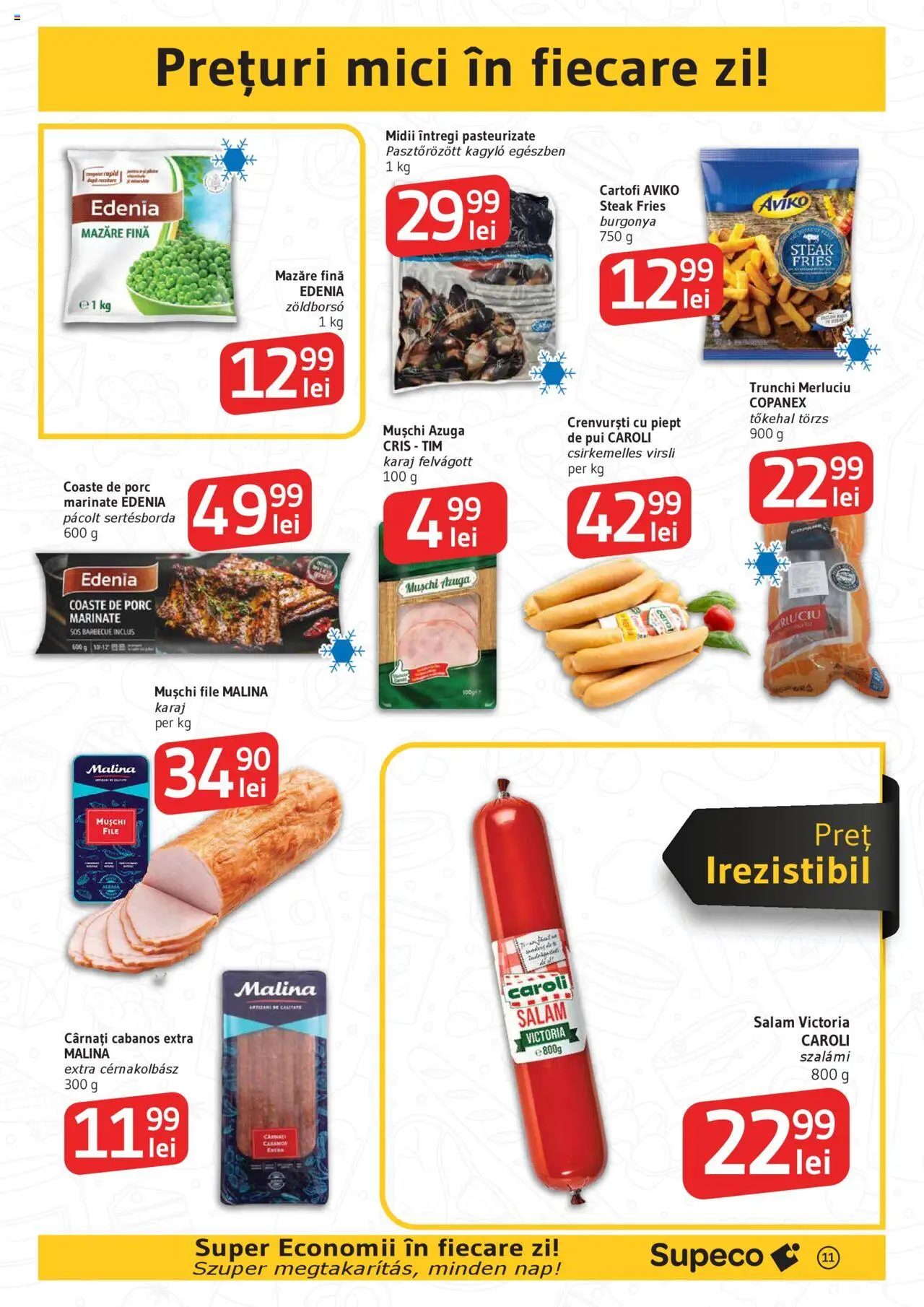 Catalog Supeco 21 August - 2 Septembrie 2025 | Pagina 11 | Produse: Mazăre, Mici, Crenvurști, Cârnați
