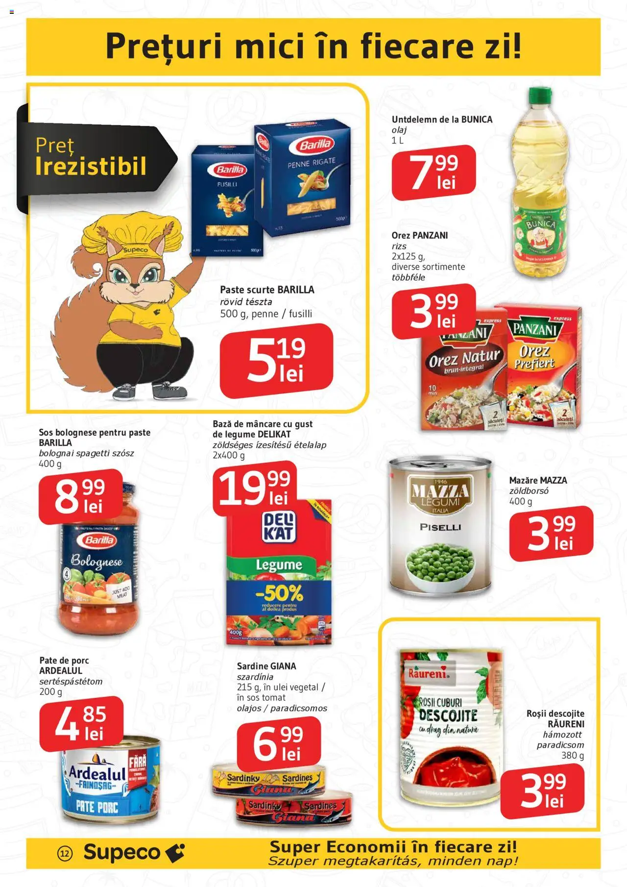 Catalog Supeco 21 August - 2 Septembrie 2025 | Pagina 12 | Produse: Ulei, Roșii, Orez, Paste