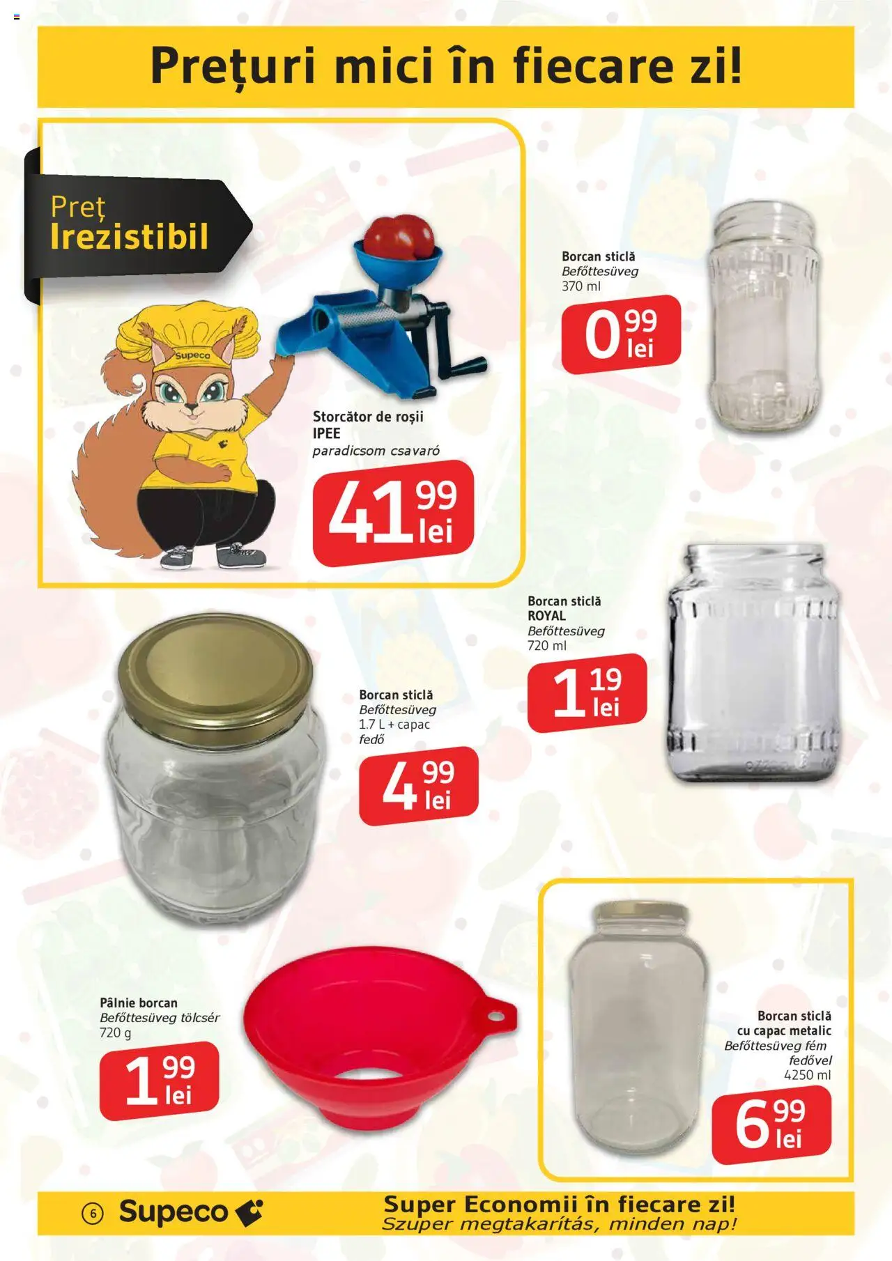 Catalog Supeco 21 August - 2 Septembrie 2025 | Pagina 6 | Produse: Storcător, Mici, Borcan, Roșii