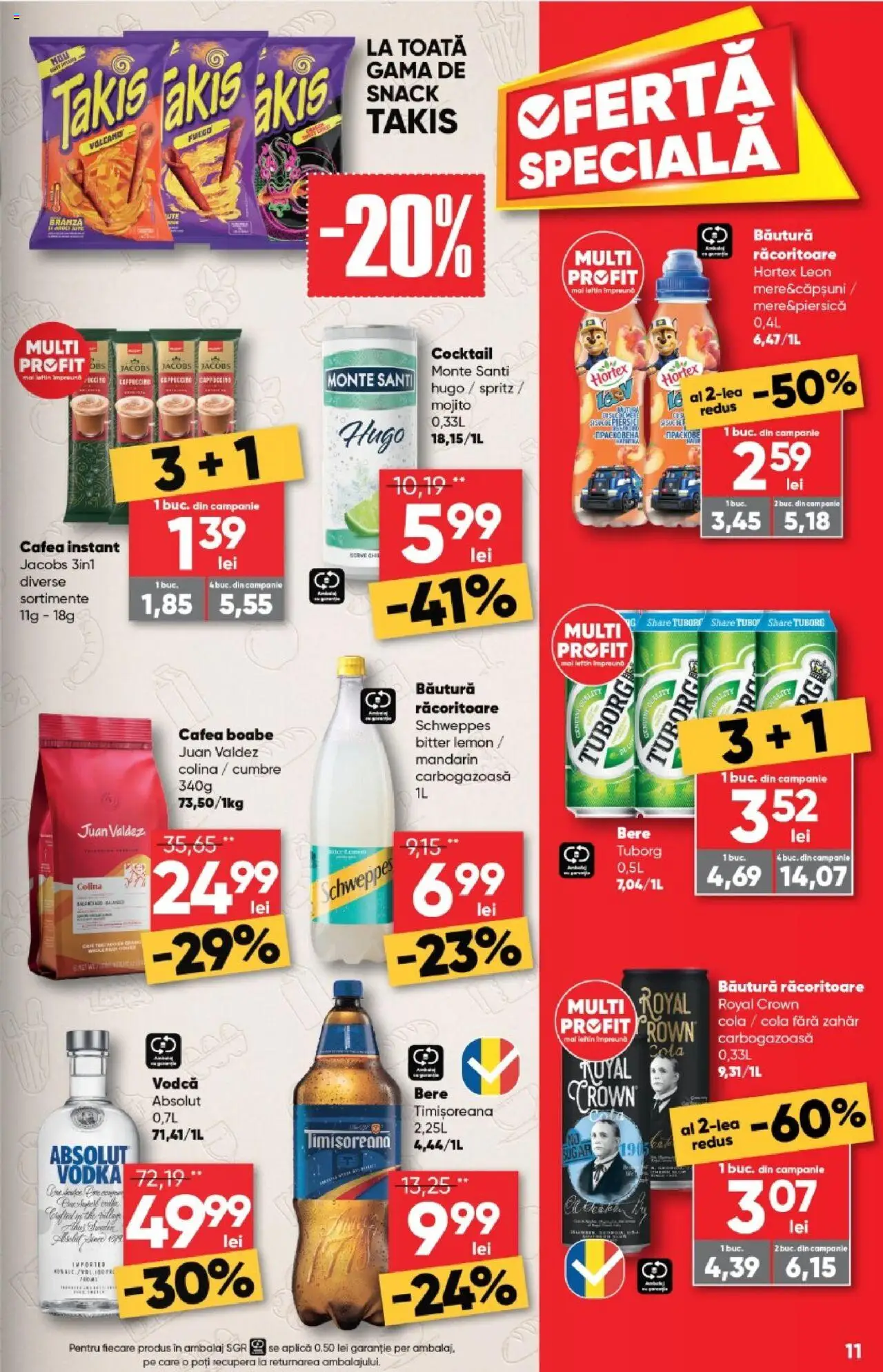 Catalog Profi 20 August - 1 Septembrie 2025 | Pagina 11 | Produse: Köpek çiti, Cafea, Bere, Cocktail