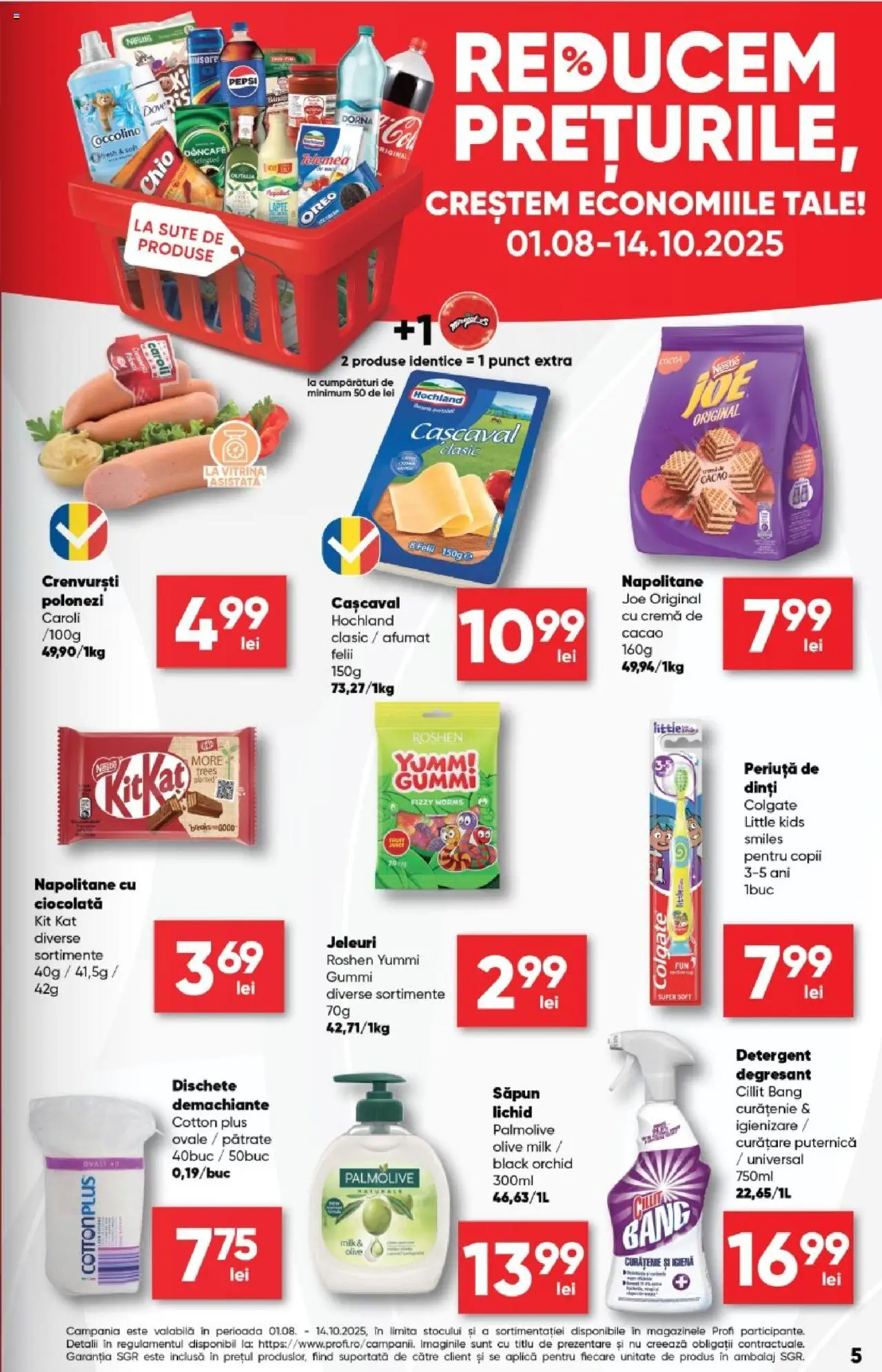 Catalog Profi 20 August - 1 Septembrie 2025 | Pagina 5 | Produse: Vitrină, Crenvurști, Ciocolată, Săpun