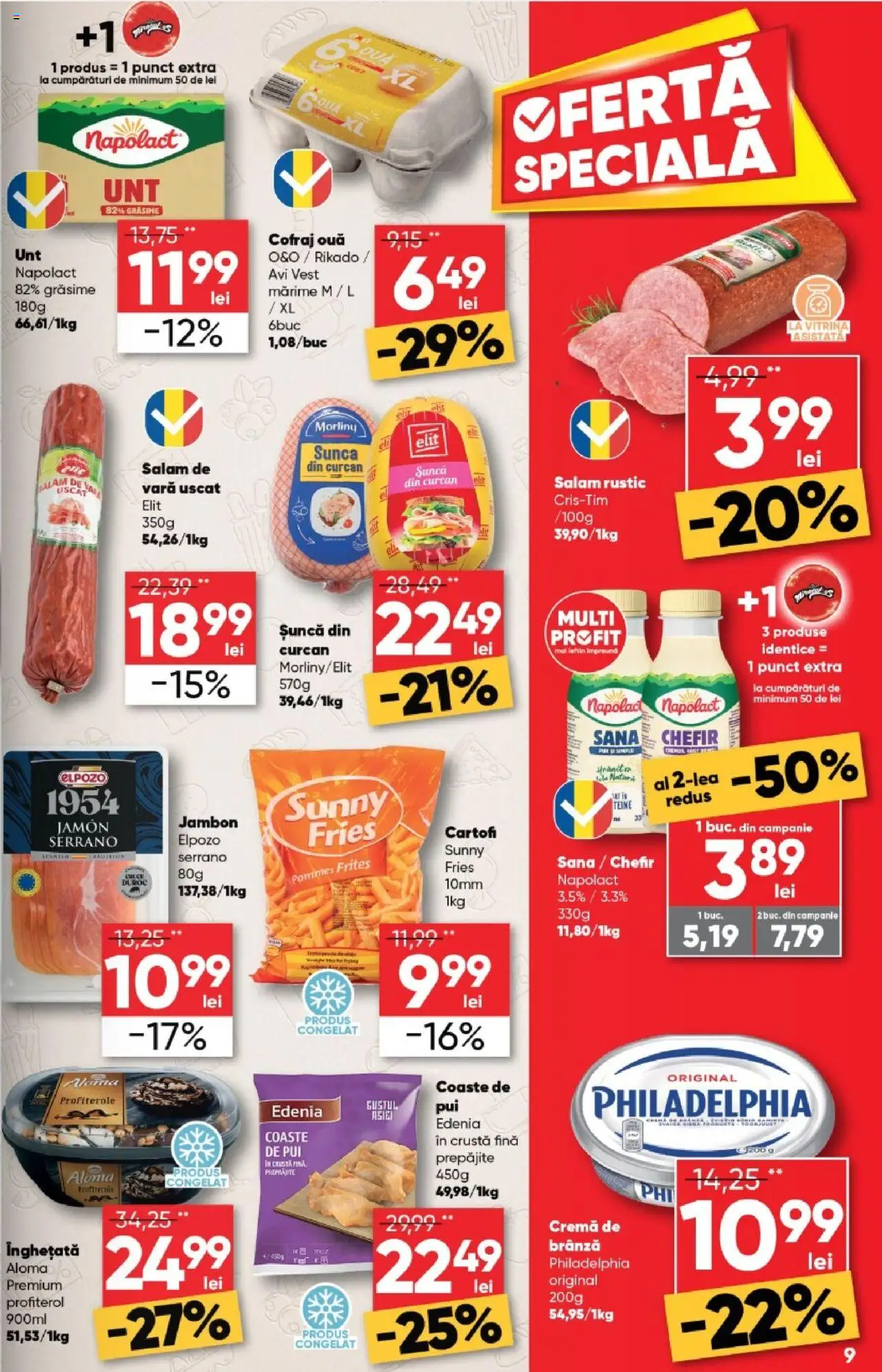 Catalog Profi 20 August - 1 Septembrie 2025 | Pagina 9 | Produse: Hacıyatmaz Kedi Oyuncağı, Brânză, Șuncă, Înghețată