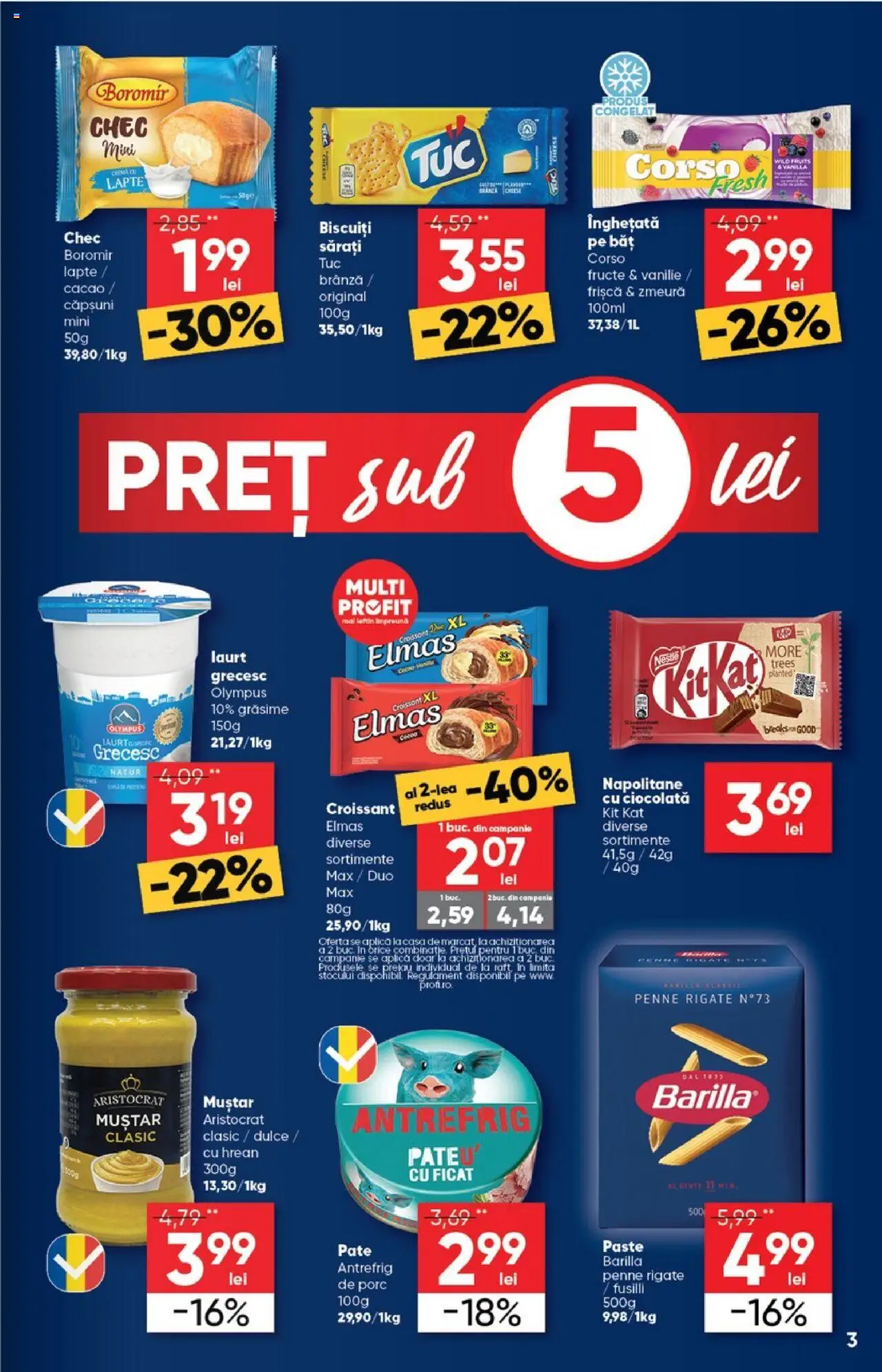 Catalog Profi 20 August - 1 Septembrie 2025 | Pagina 3 | Produse: Pate, Mici, Brânză, Fructe