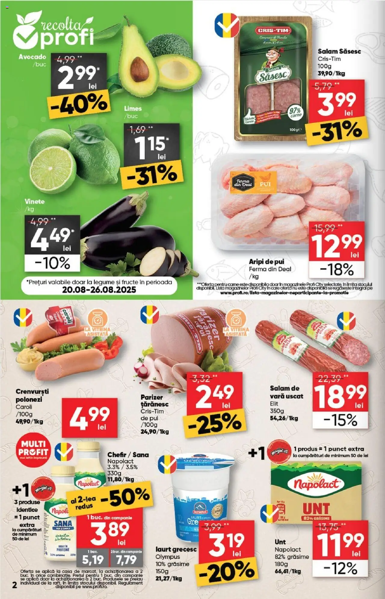 Catalog Profi 20 August - 1 Septembrie 2025 | Pagina 4 | Produse: Masaüstü kılıfı, Vitrină, Avocado, Fructe