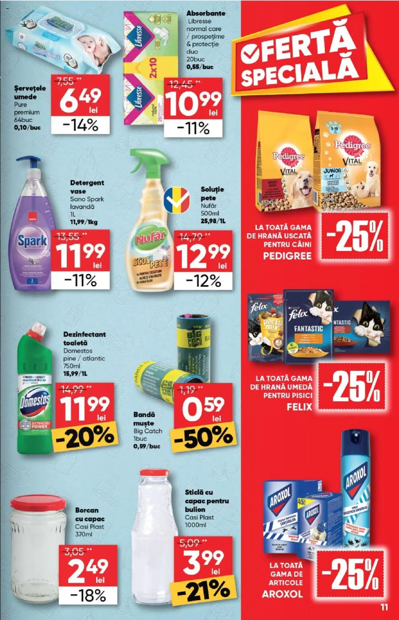 Catalog Profi 20 August - 1 Septembrie 2025 | Pagina 11 | Produse: Toaletă, Borcan, Detergent, Absorbante