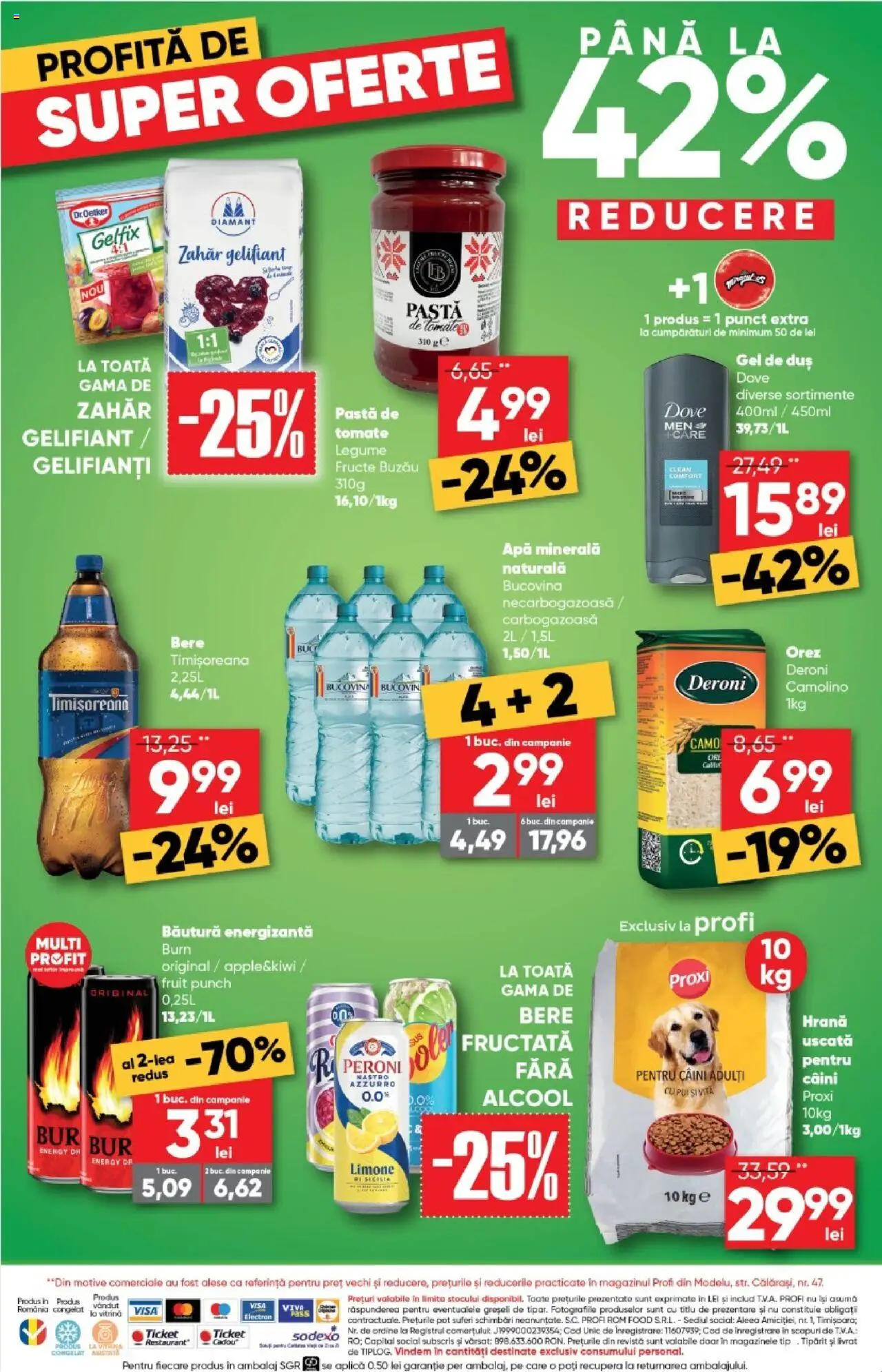 Catalog Profi 20 August - 1 Septembrie 2025 | Pagina 14 | Produse: Duș, Băutură energizantă, Gel de duș, Rom