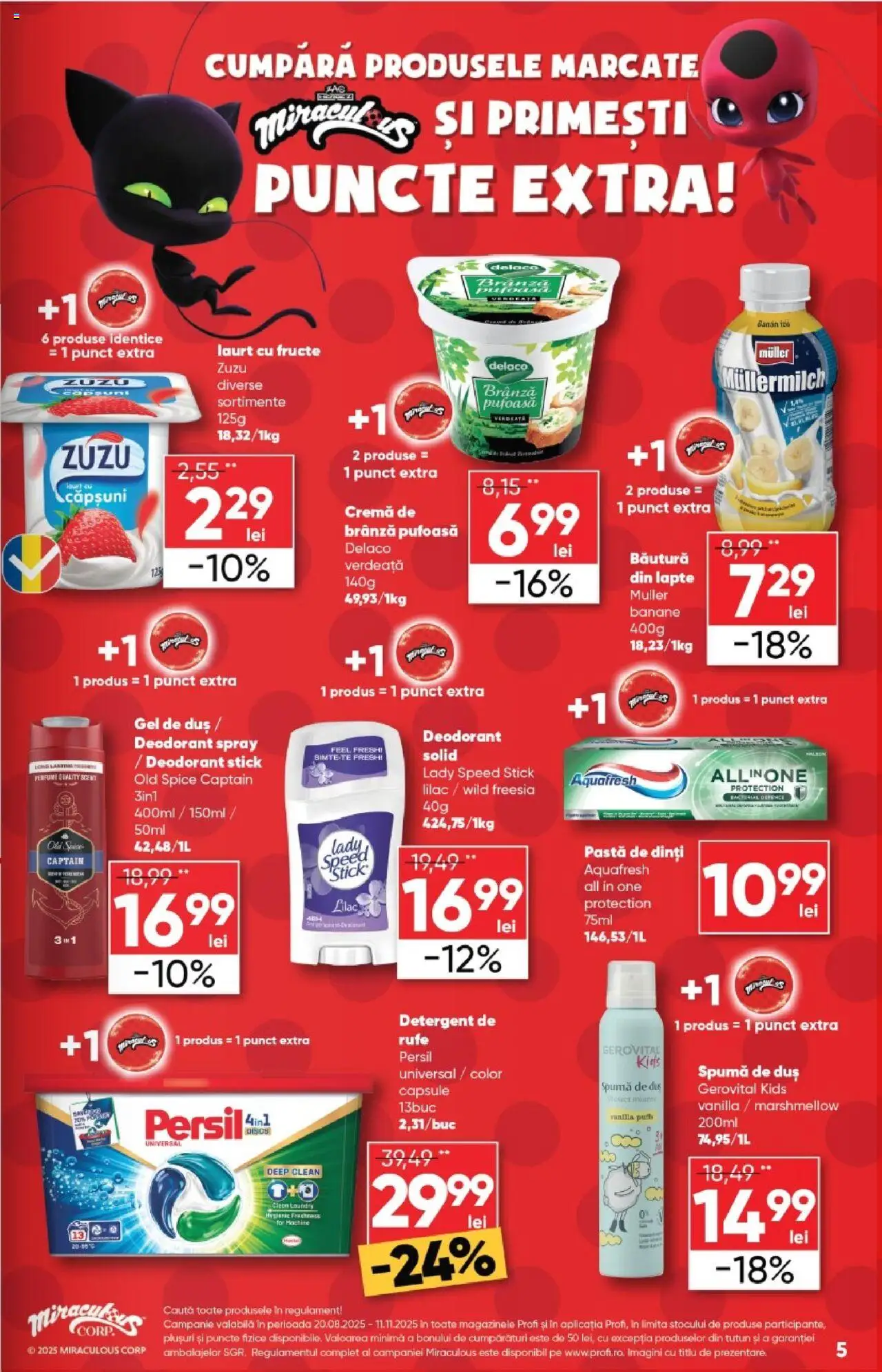 Catalog Profi 20 August - 1 Septembrie 2025 | Pagina 5 | Produse: Pomelo, Detergent, Căpșuni, Fructe