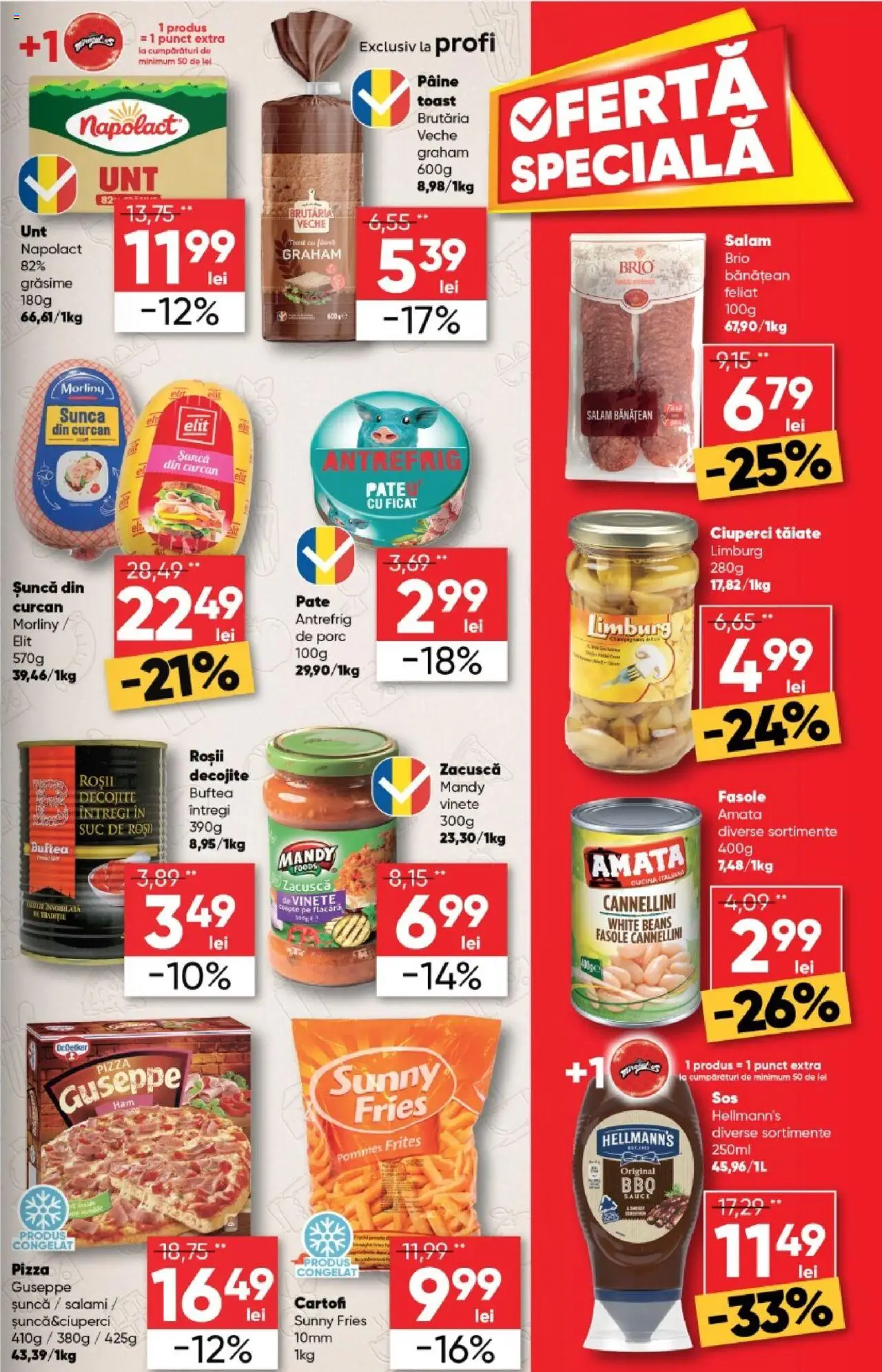Catalog Profi 20 August - 1 Septembrie 2025 | Pagina 7 | Produse: Ciuperci, Pâine, Salam, Suc