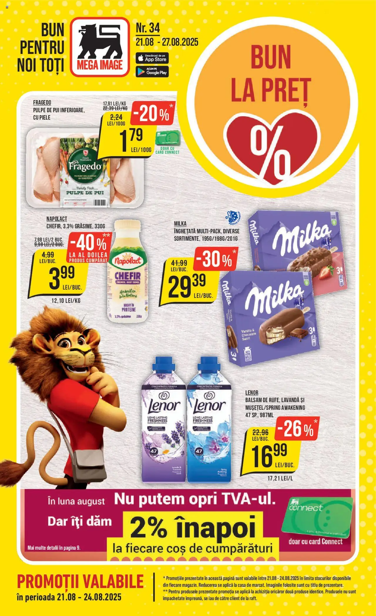 Catalog Mega Image 21 - 26 August 2025 | Pagina 1