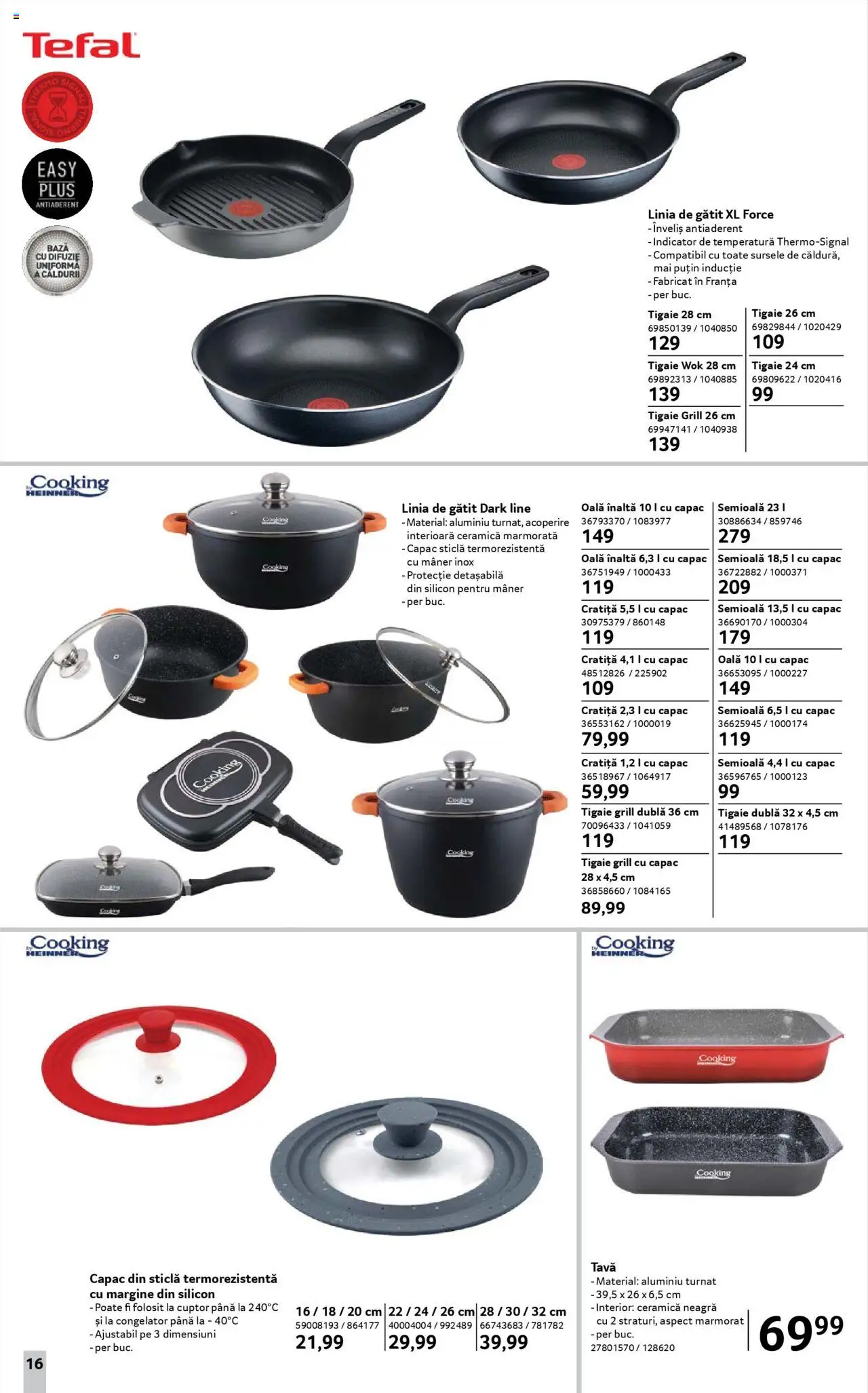 Catalog Selgros 22 August - 3 Septembrie 2025 | Pagina 16 | Produse: Congelator, Tigaie, Grill, Mâner