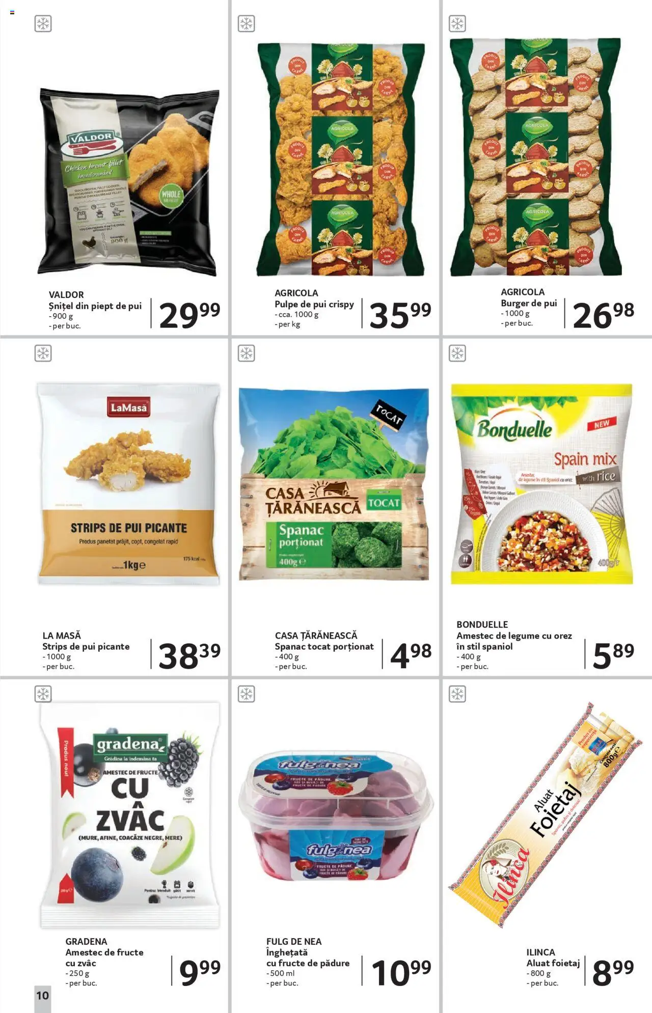 Catalog Selgros 22 August - 3 Septembrie 2025 | Pagina 10 | Produse: Foietaj, Aluat, Înghețată, Fructe