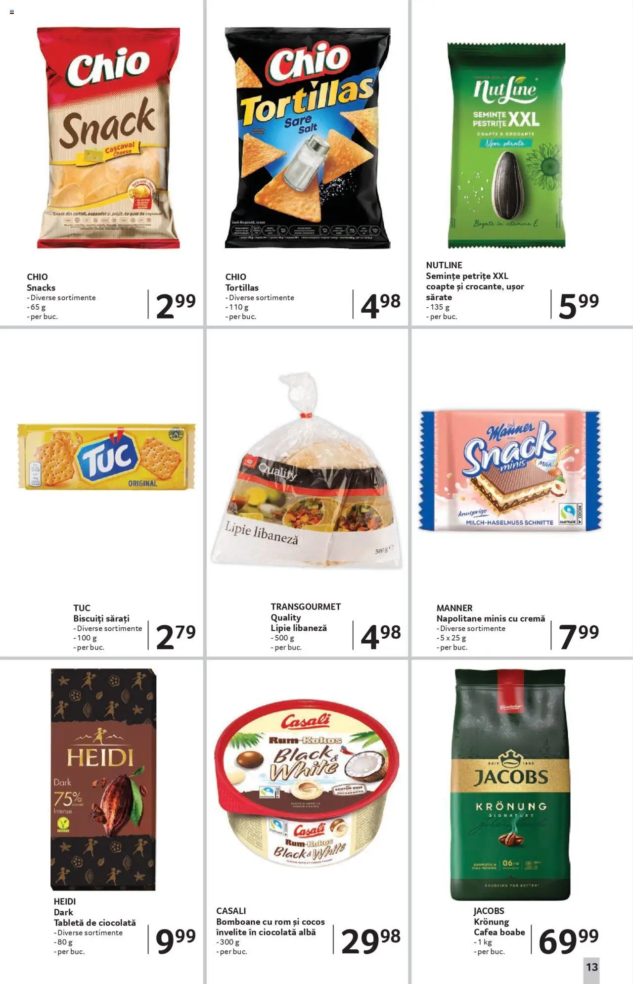 Catalog Selgros 22 August - 3 Septembrie 2025 | Pagina 13 | Produse: Tabletă, Cremă, Ciocolată, Biscuiți