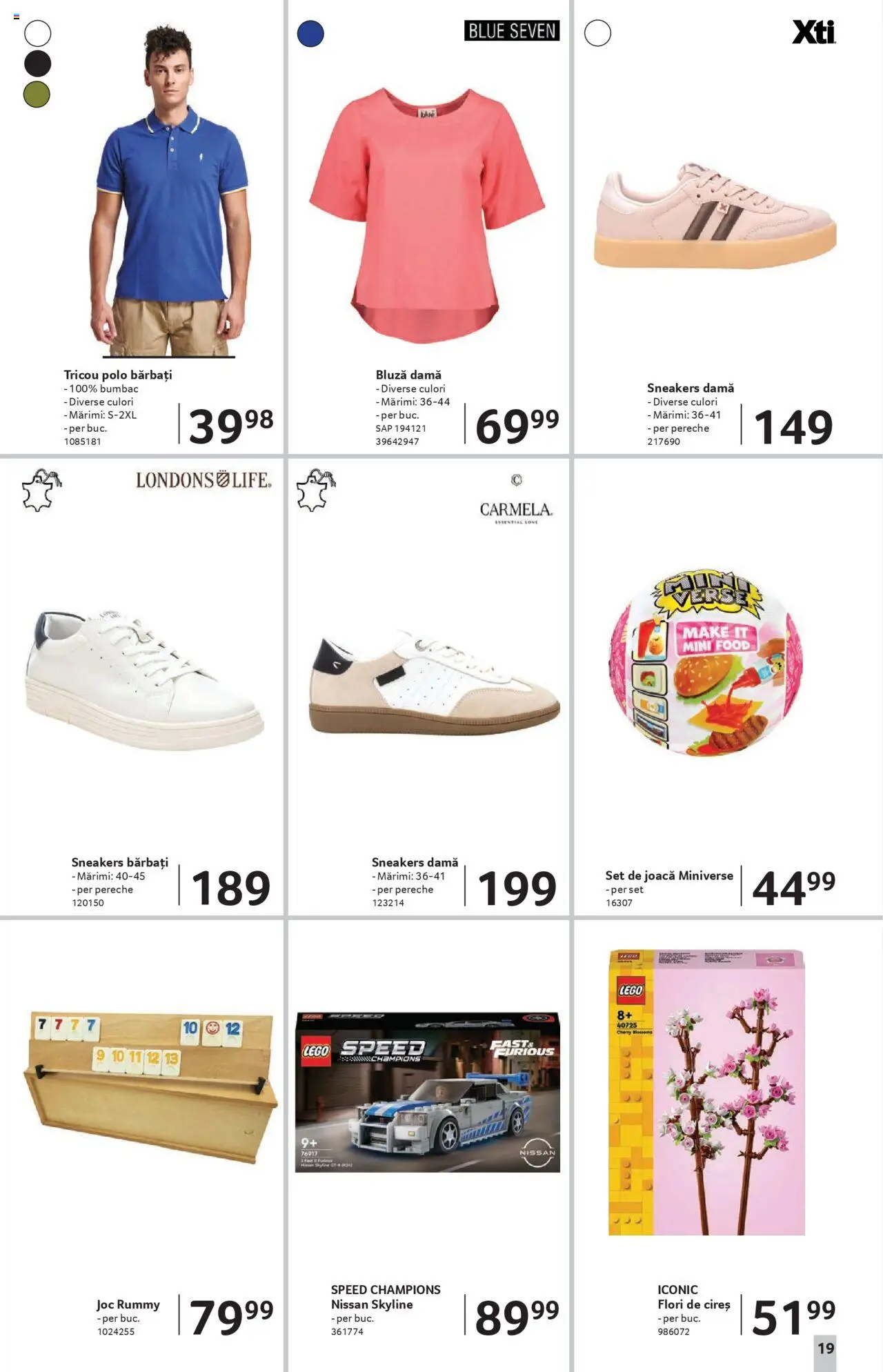 Catalog Selgros 22 August - 3 Septembrie 2025 | Pagina 19 | Produse: Joc, Tricou, Bluză