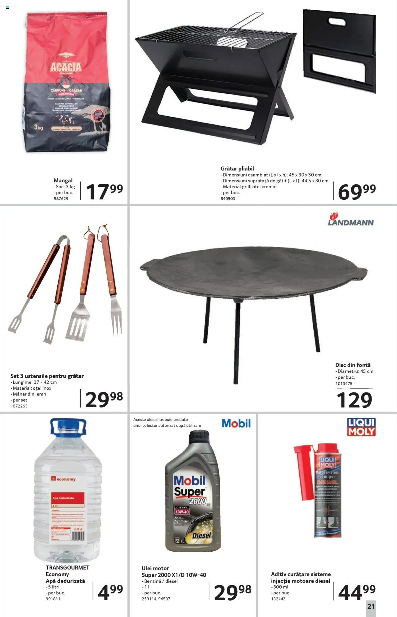 Catalog Selgros 22 August - 3 Septembrie 2025 | Pagina 21 | Produse: Disc, Grill, Grătar, Mâner