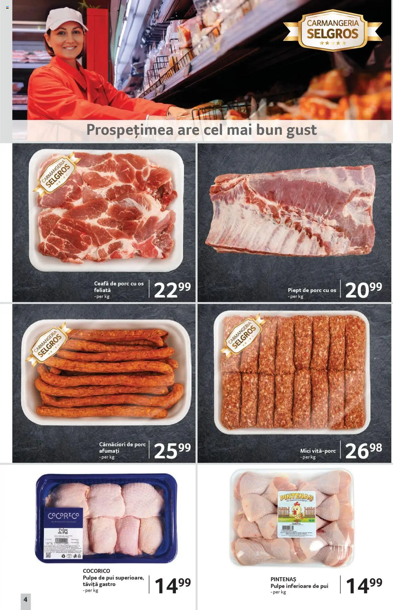 Catalog Selgros 22 August - 3 Septembrie 2025 | Pagina 4 | Produse: Keçeli kalem, Hacıyatmaz Kedi Oyuncağı, Mici