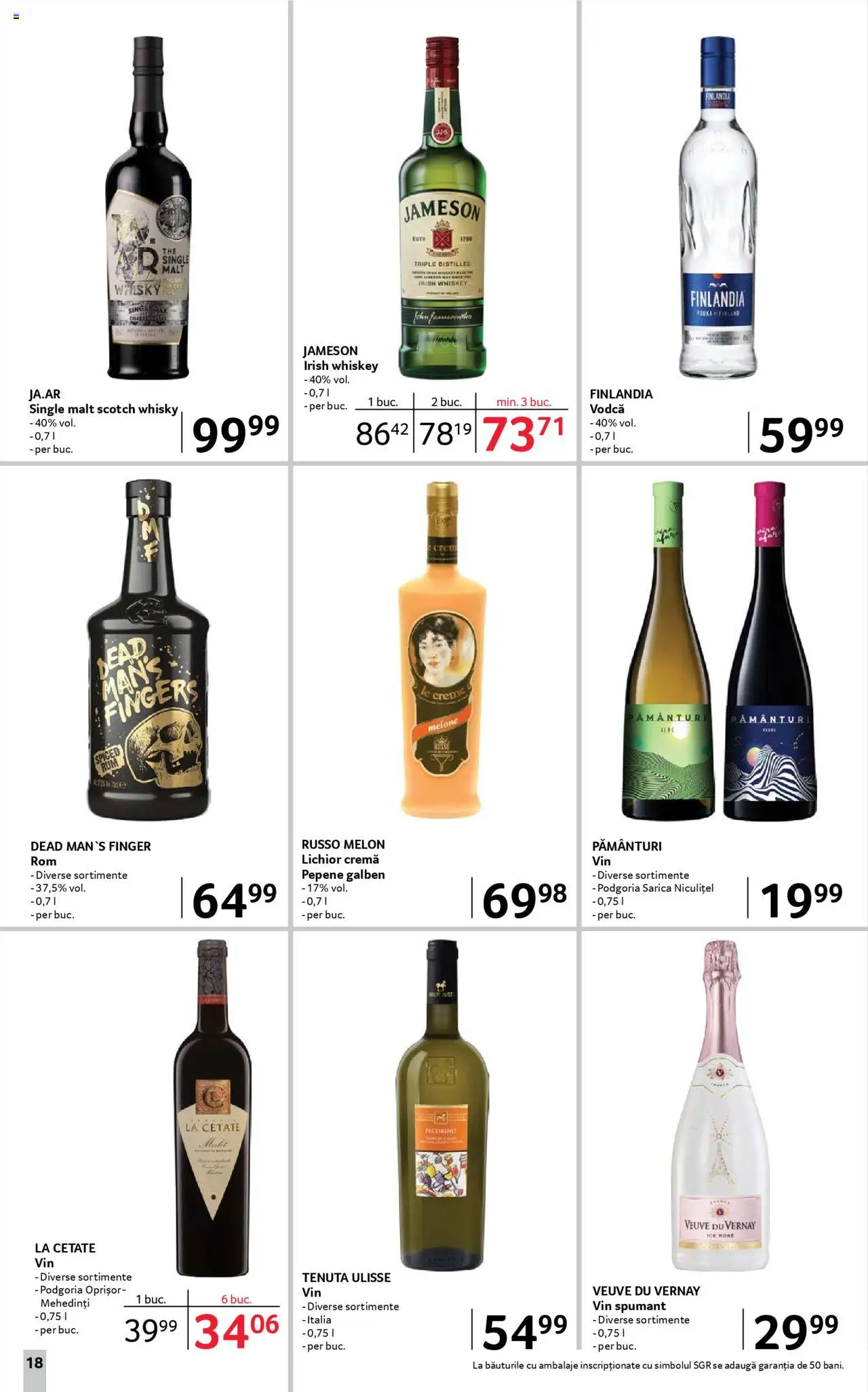 Catalog Selgros 22 August - 3 Septembrie 2025 | Pagina 18 | Produse: Pepene Galben, Lichior, Cremă, Vin
