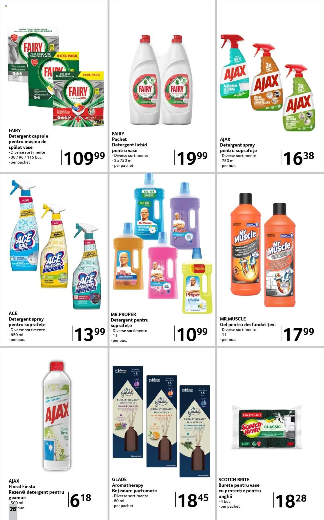 Catalog Selgros 22 August - 3 Septembrie 2025 | Pagina 26 | Produse: Bucătărie, Burete, Detergent