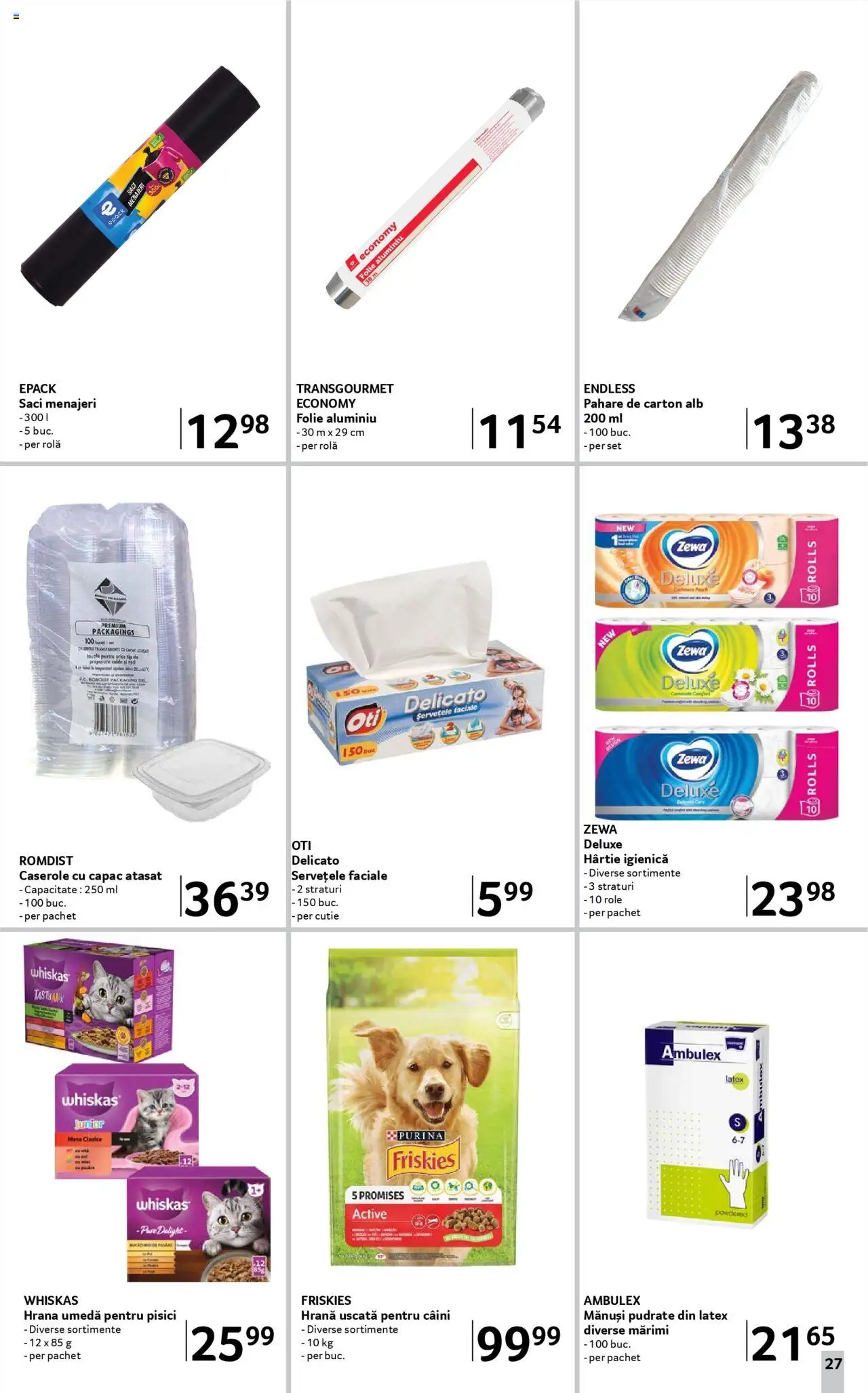 Catalog Selgros 22 August - 3 Septembrie 2025 | Pagina 27 | Produse: Mănuși, Saci menajeri, Role, Cutie