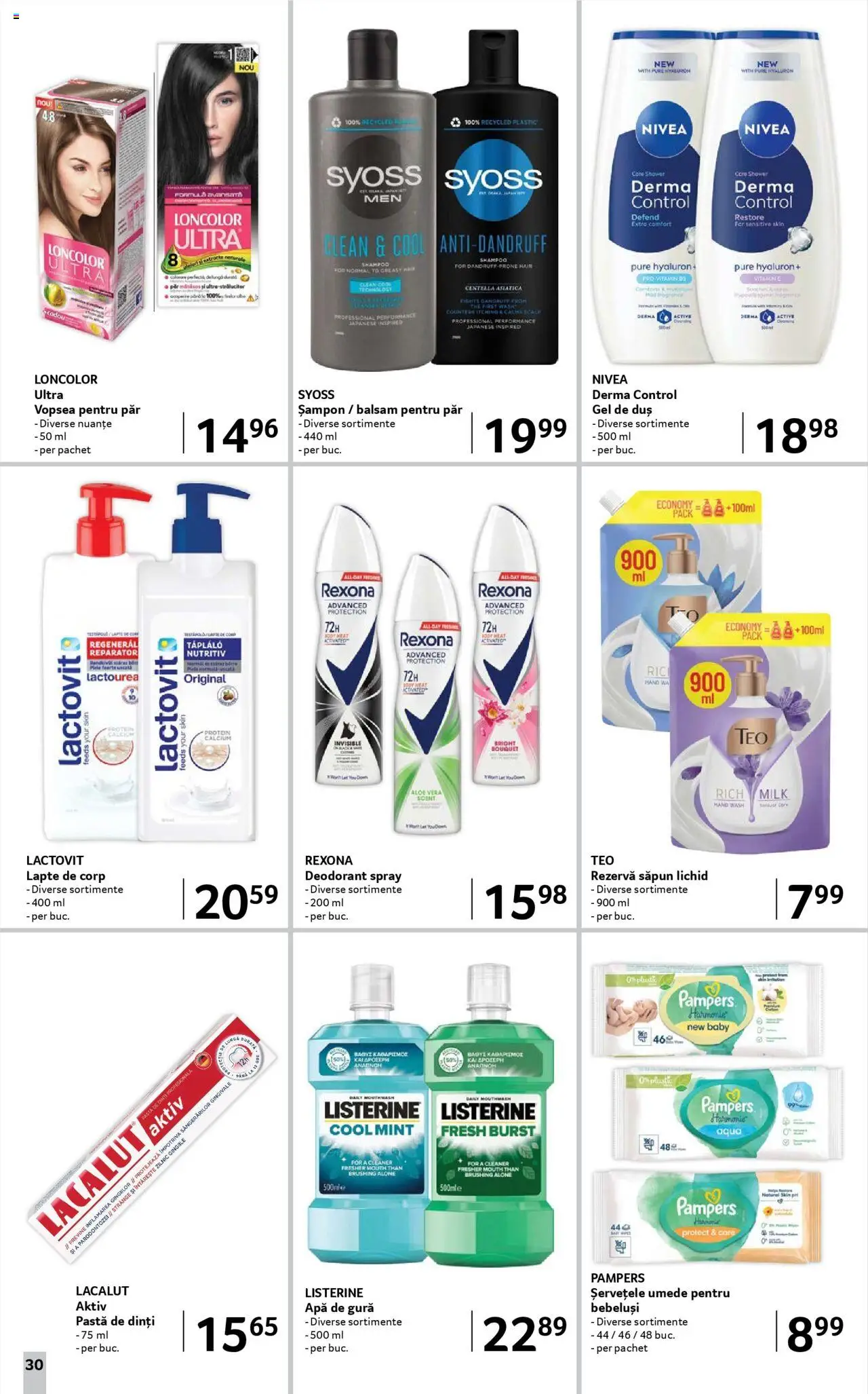 Catalog Selgros 22 August - 3 Septembrie 2025 | Pagina 30 | Produse: Aloe vera, Vopsea, Lapte, Apă