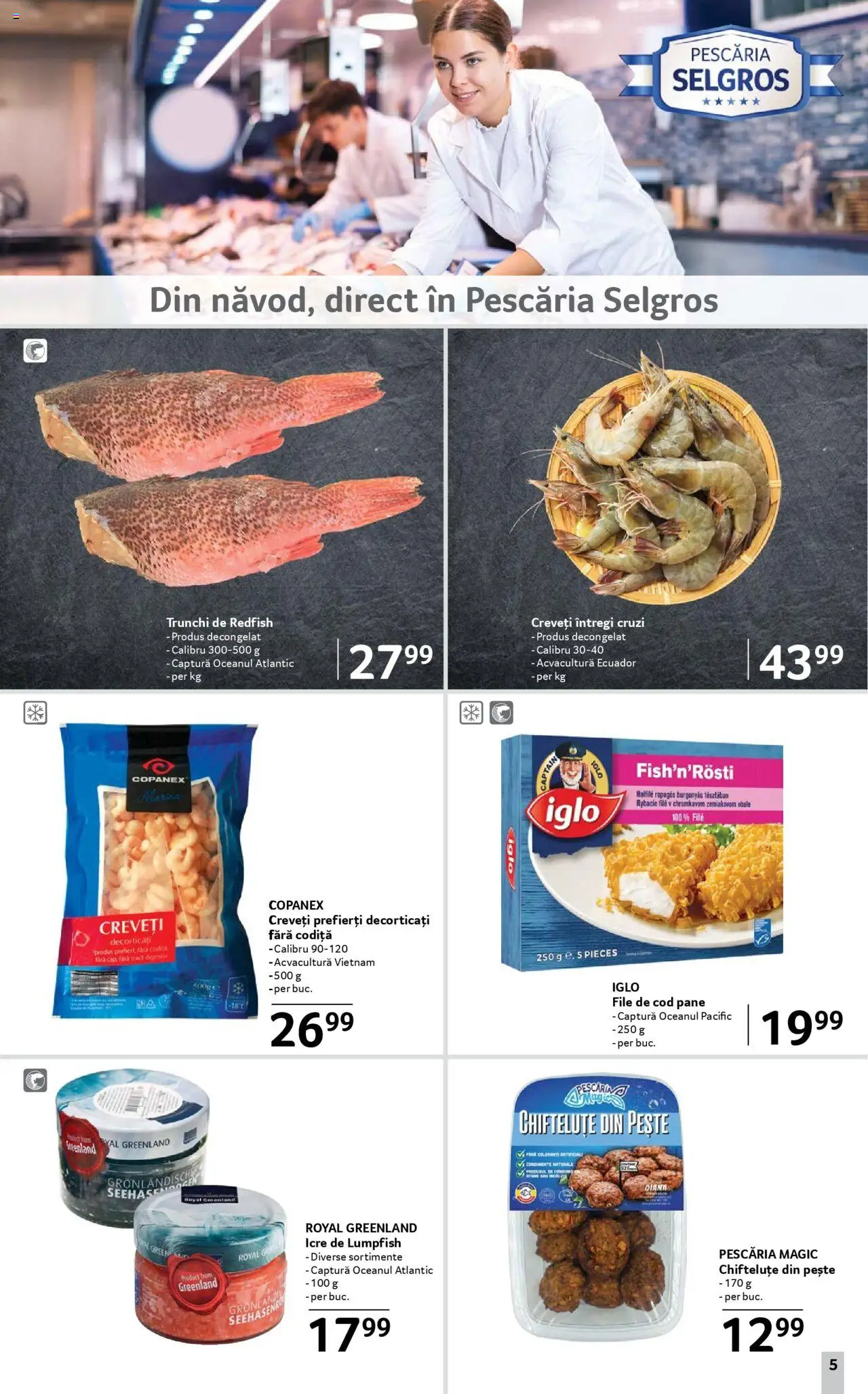 Catalog Selgros 22 August - 3 Septembrie 2025 | Pagina 5 | Produse: Pește