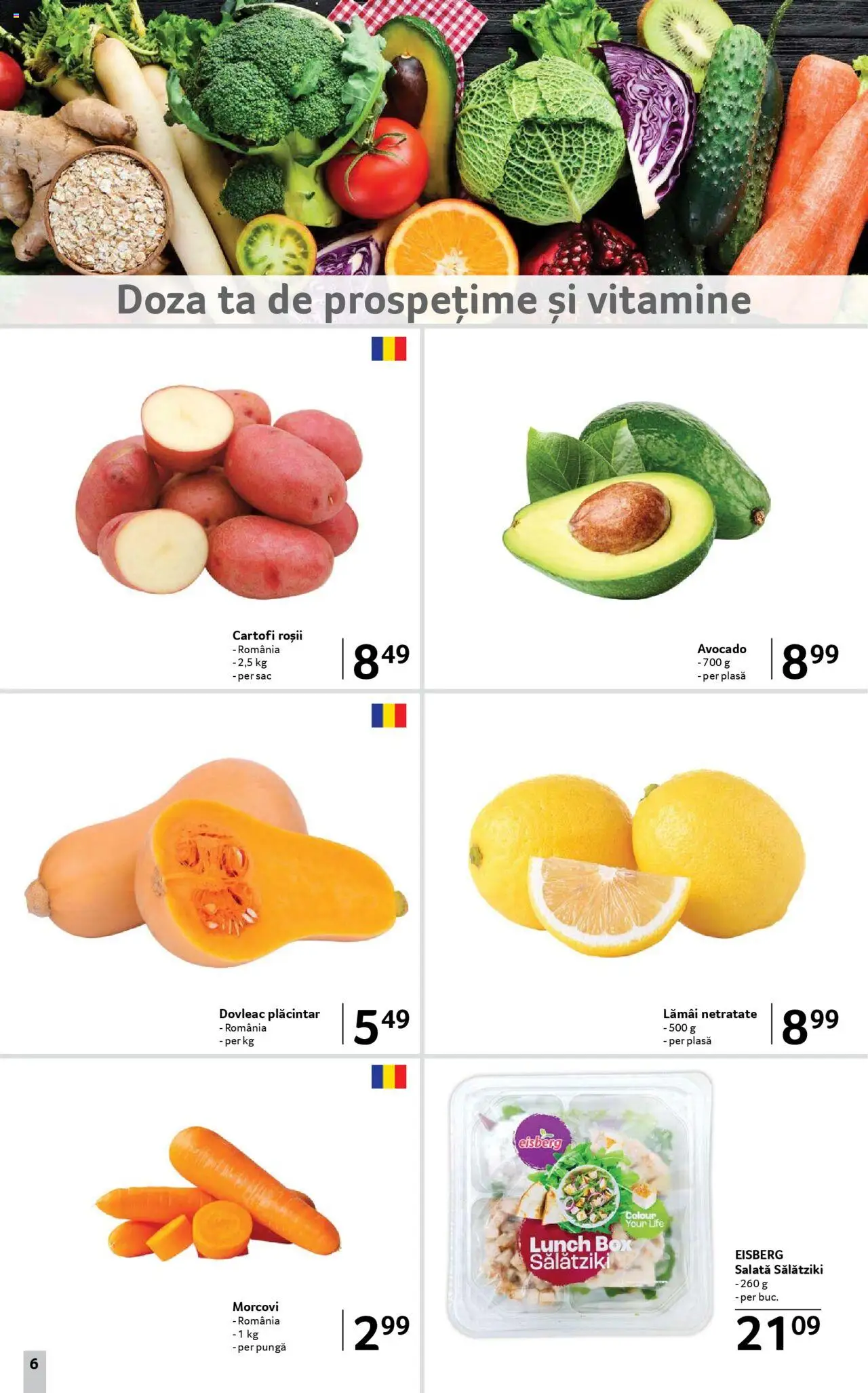 Catalog Selgros 22 August - 3 Septembrie 2025 | Pagina 6 | Produse: Pungă, Roșii, Morcovi, Avocado