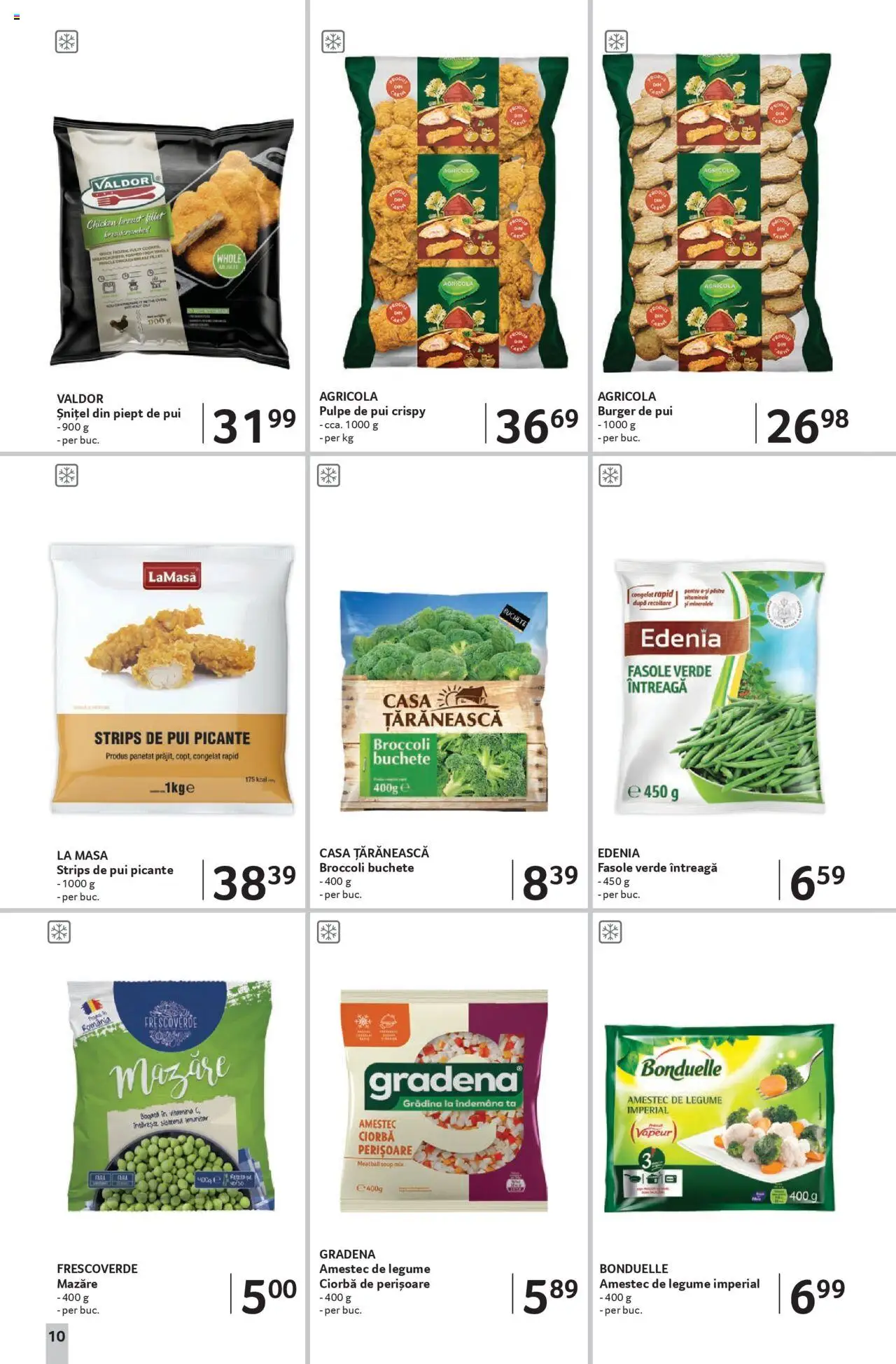 Catalog Selgros 22 August - 3 Septembrie 2025 | Pagina 10 | Produse: Masă, Fasole verde, Burger, Legume