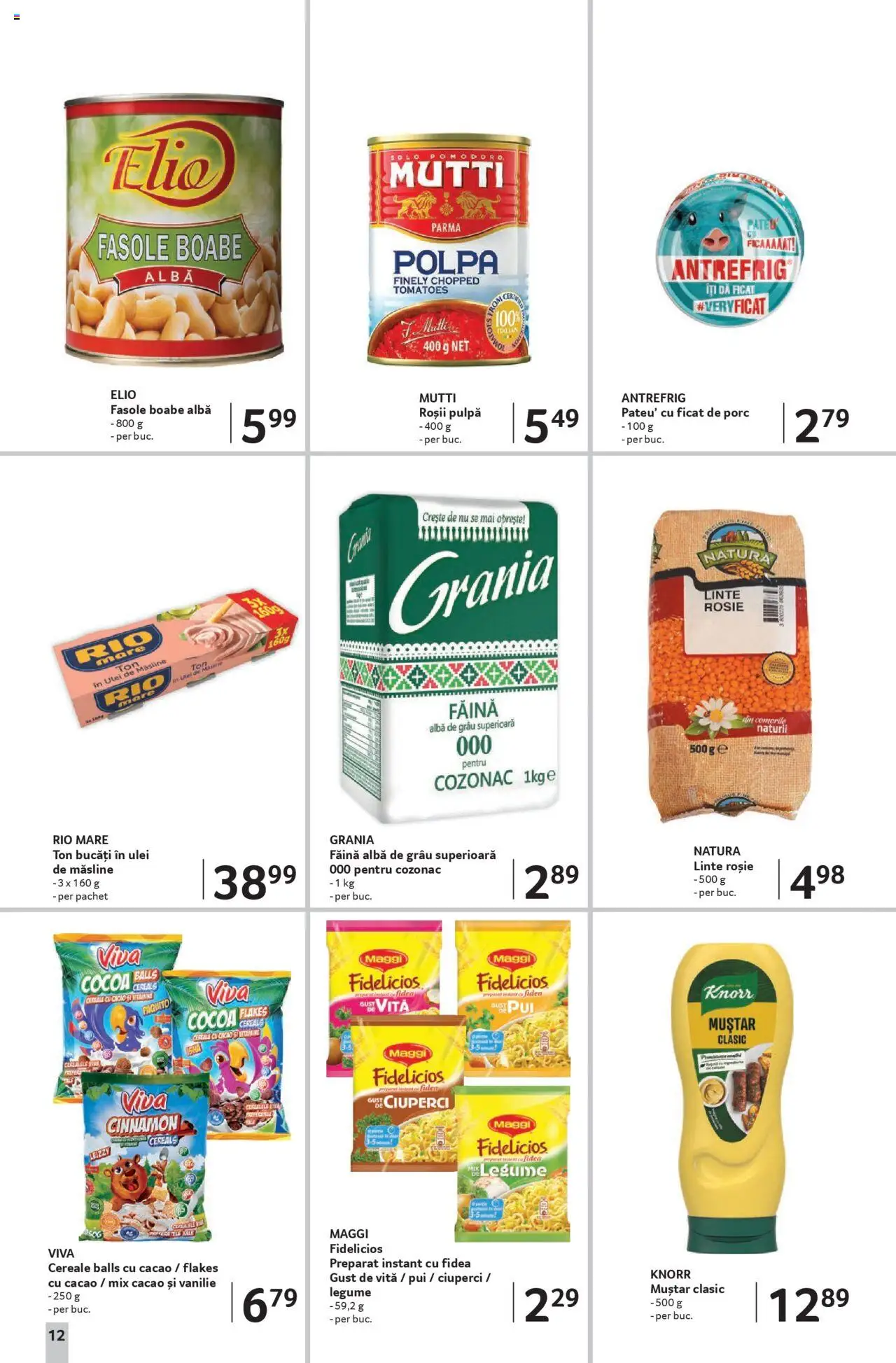 Catalog Selgros 22 August - 3 Septembrie 2025 | Pagina 12 | Produse: Ciuperci, Muștar, Cereale, Cacao