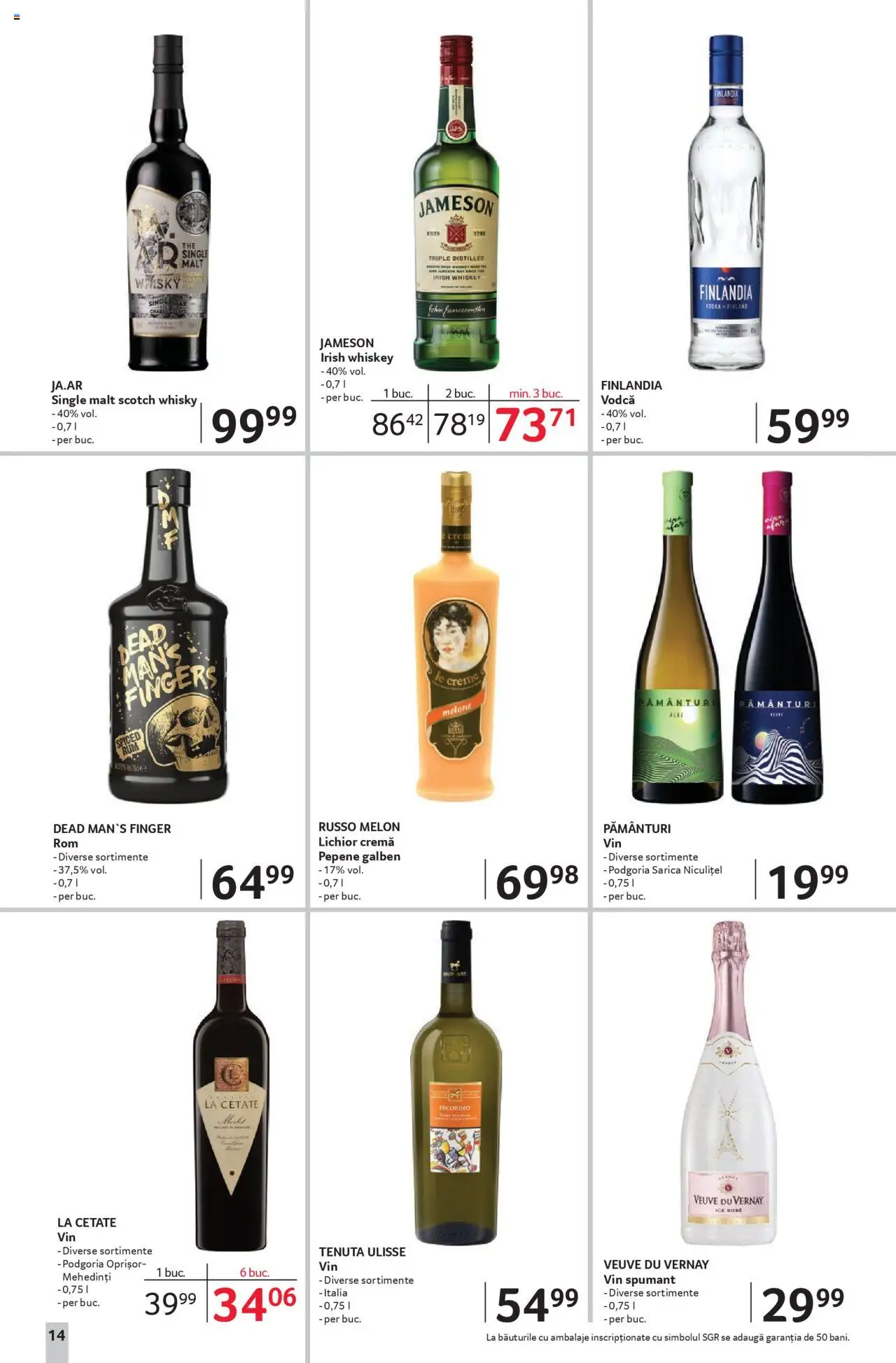 Catalog Selgros 22 August - 3 Septembrie 2025 | Pagina 14 | Produse: Su ısıtıcı, Cremă, Vin, Whiskey