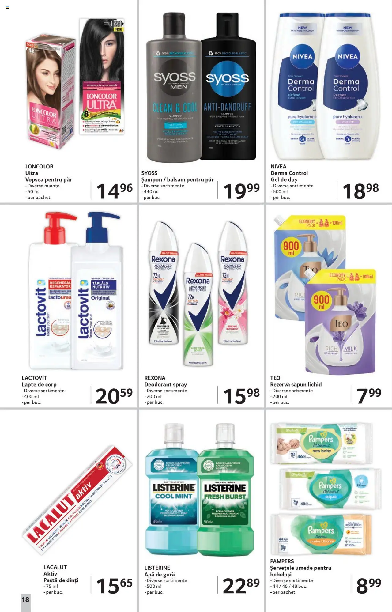 Catalog Selgros 22 August - 3 Septembrie 2025 | Pagina 18 | Produse: Vopsea, Gel de duș, Săpun lichid, Apă