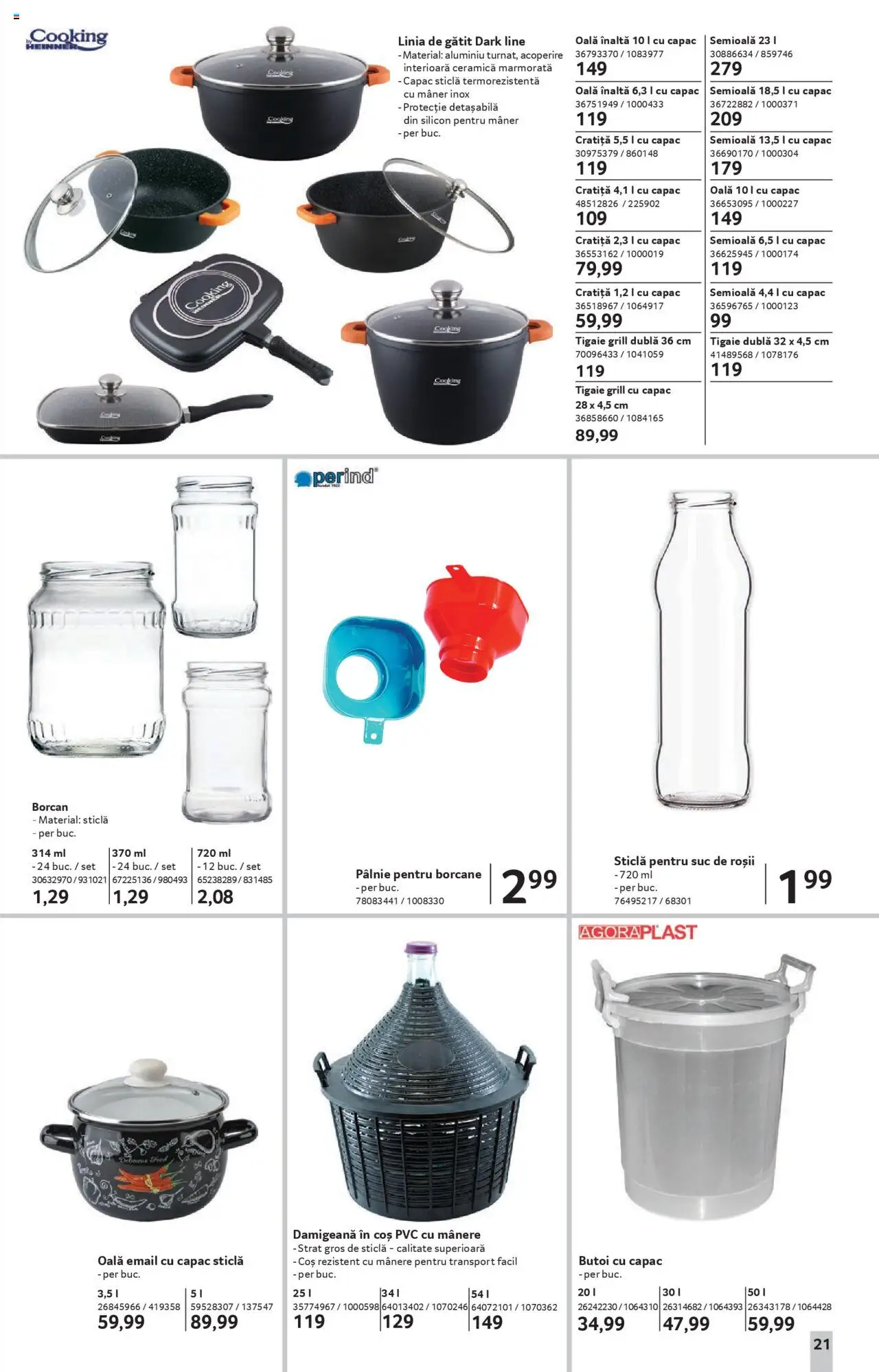 Catalog Selgros 22 August - 3 Septembrie 2025 | Pagina 21 | Produse: Tigaie, Oală, Borcan, Roșii