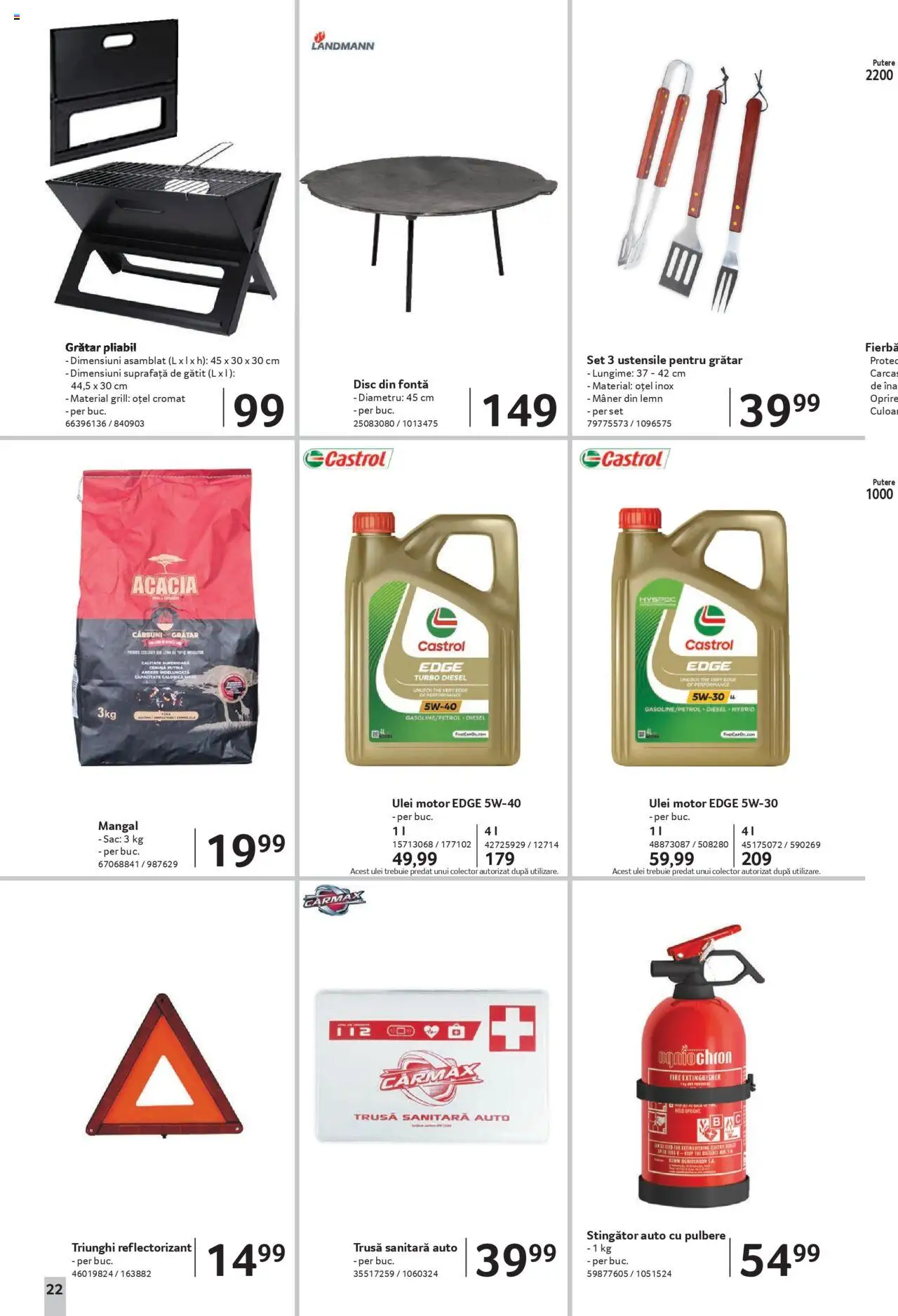 Catalog Selgros 22 August - 3 Septembrie 2025 | Pagina 22 | Produse: Disc, Grătar, Mâner, Mere