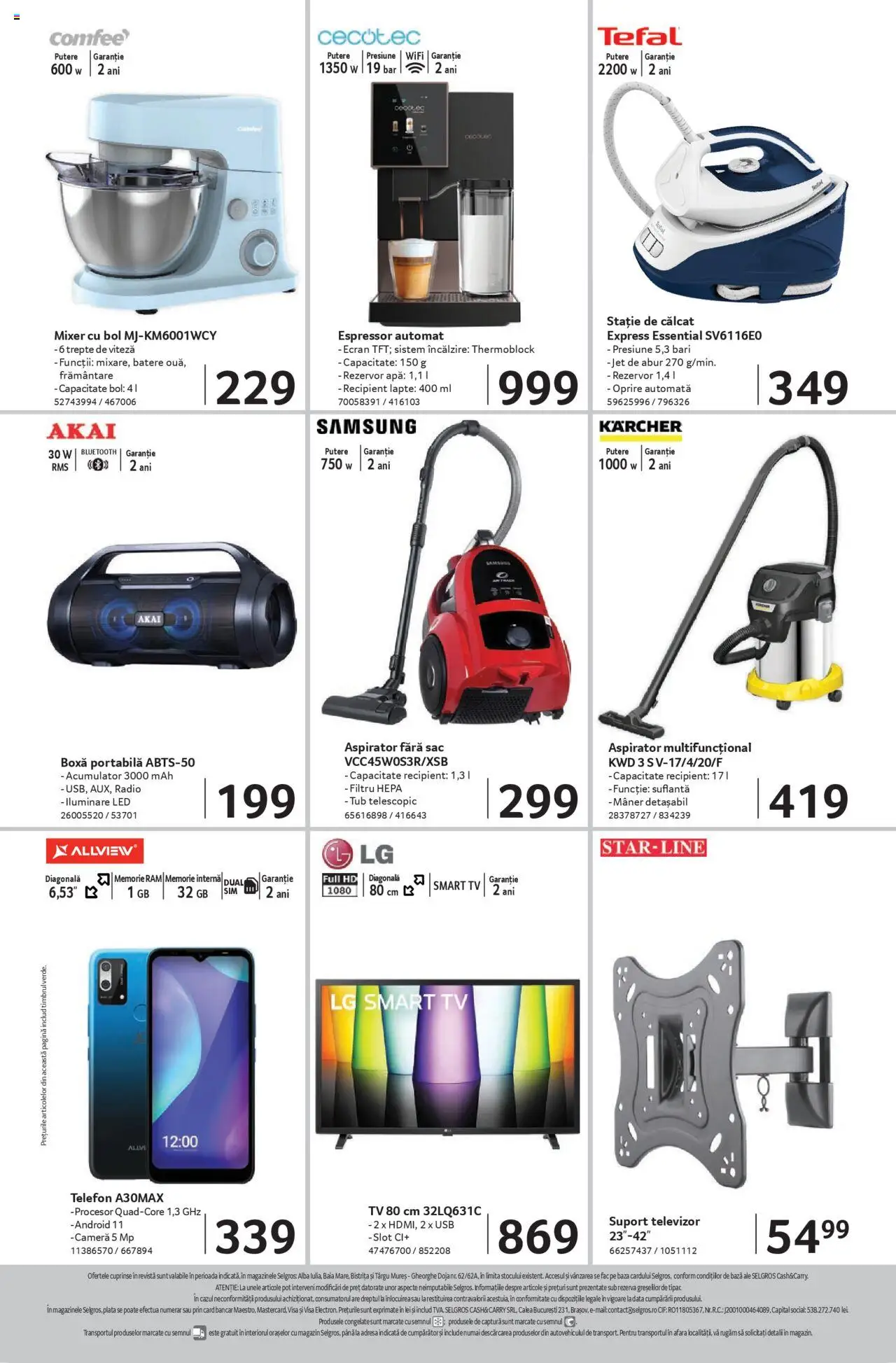 Catalog Selgros 22 August - 3 Septembrie 2025 | Pagina 24 | Produse: Espressor, Telefon, Televizor, Suflantă
