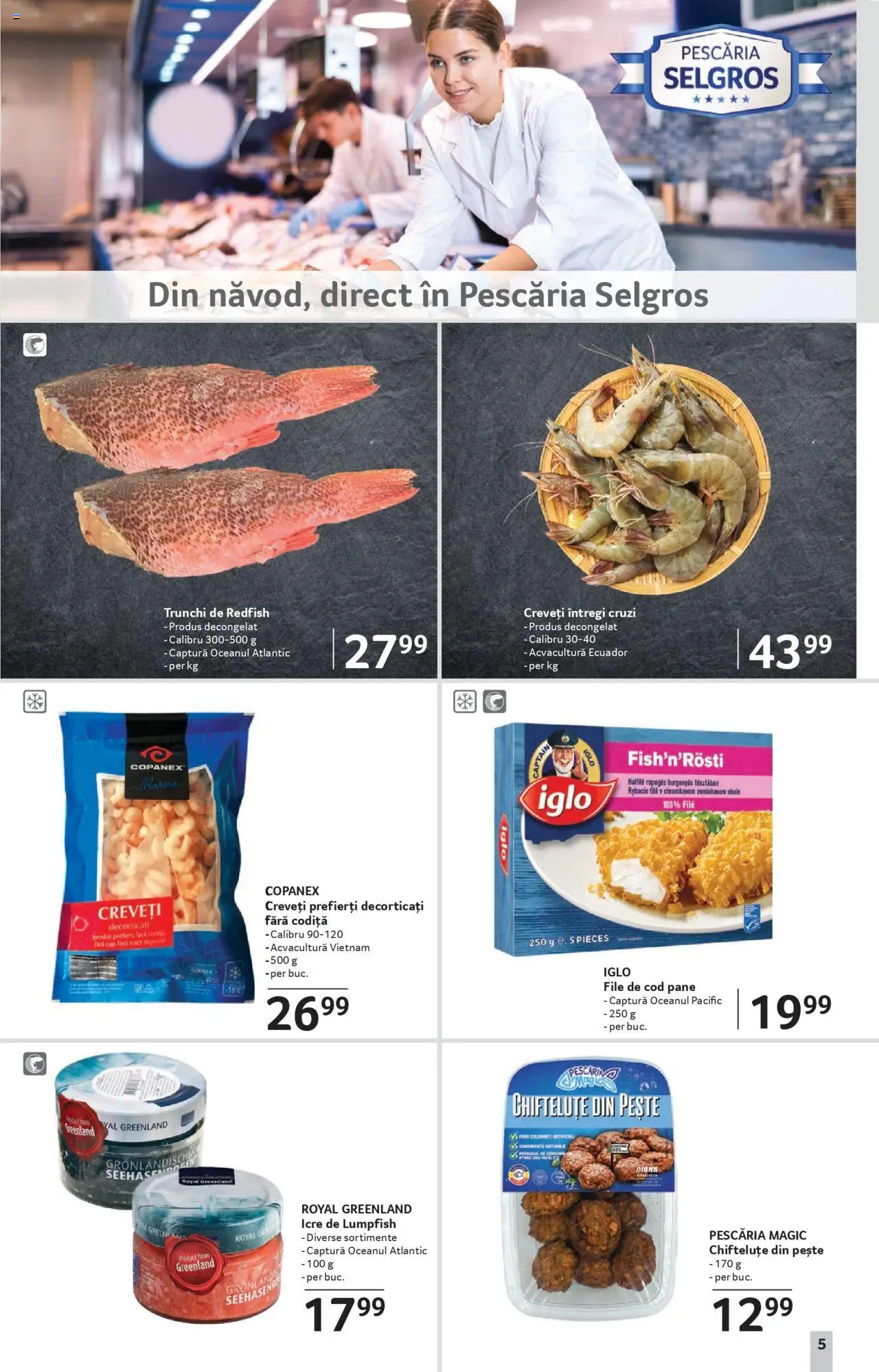 Catalog Selgros 22 August - 3 Septembrie 2025 | Pagina 5 | Produse: Pește