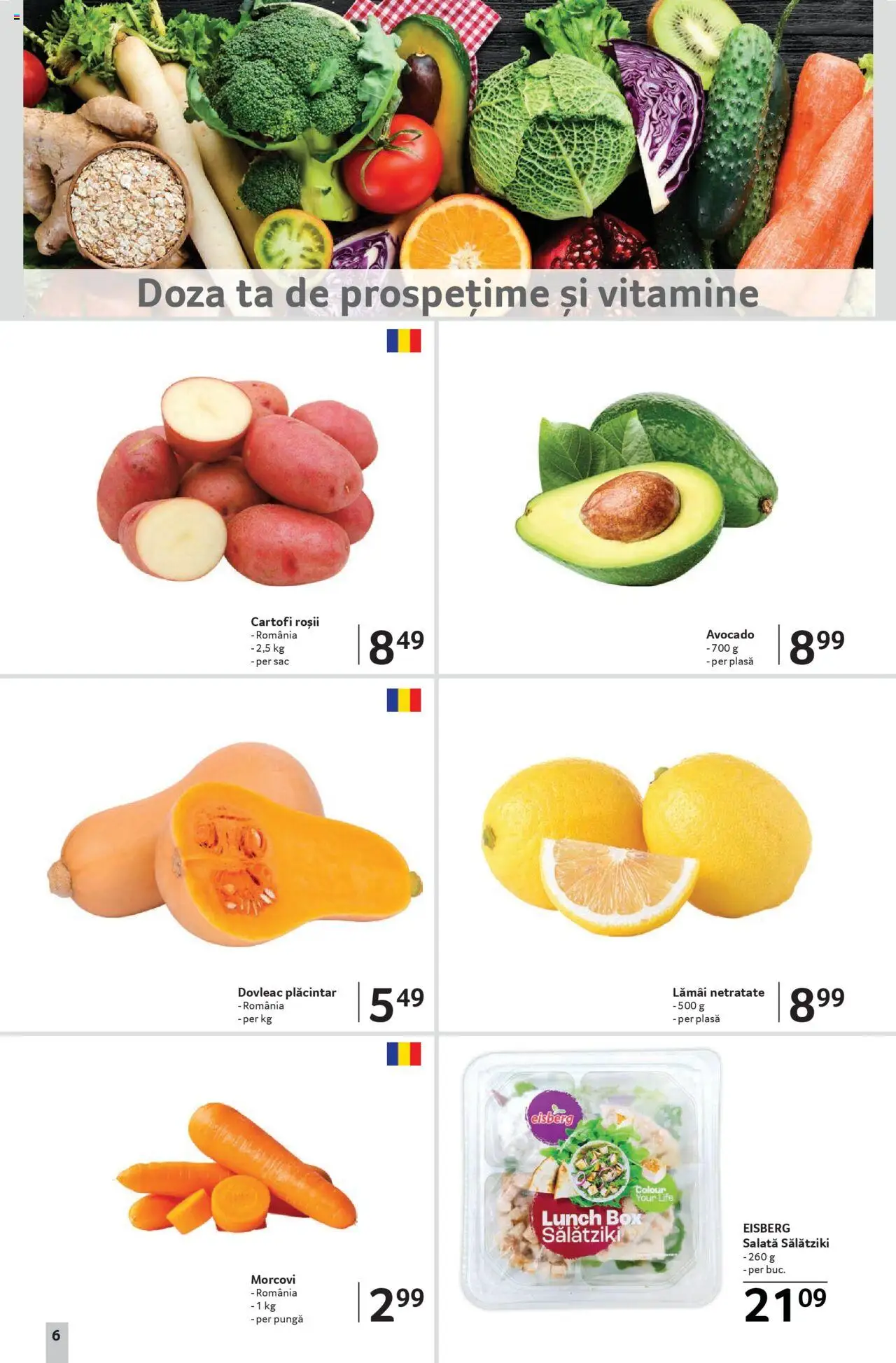 Catalog Selgros 22 August - 3 Septembrie 2025 | Pagina 6 | Produse: Dovleac, Roșii, Avocado, Cartofi