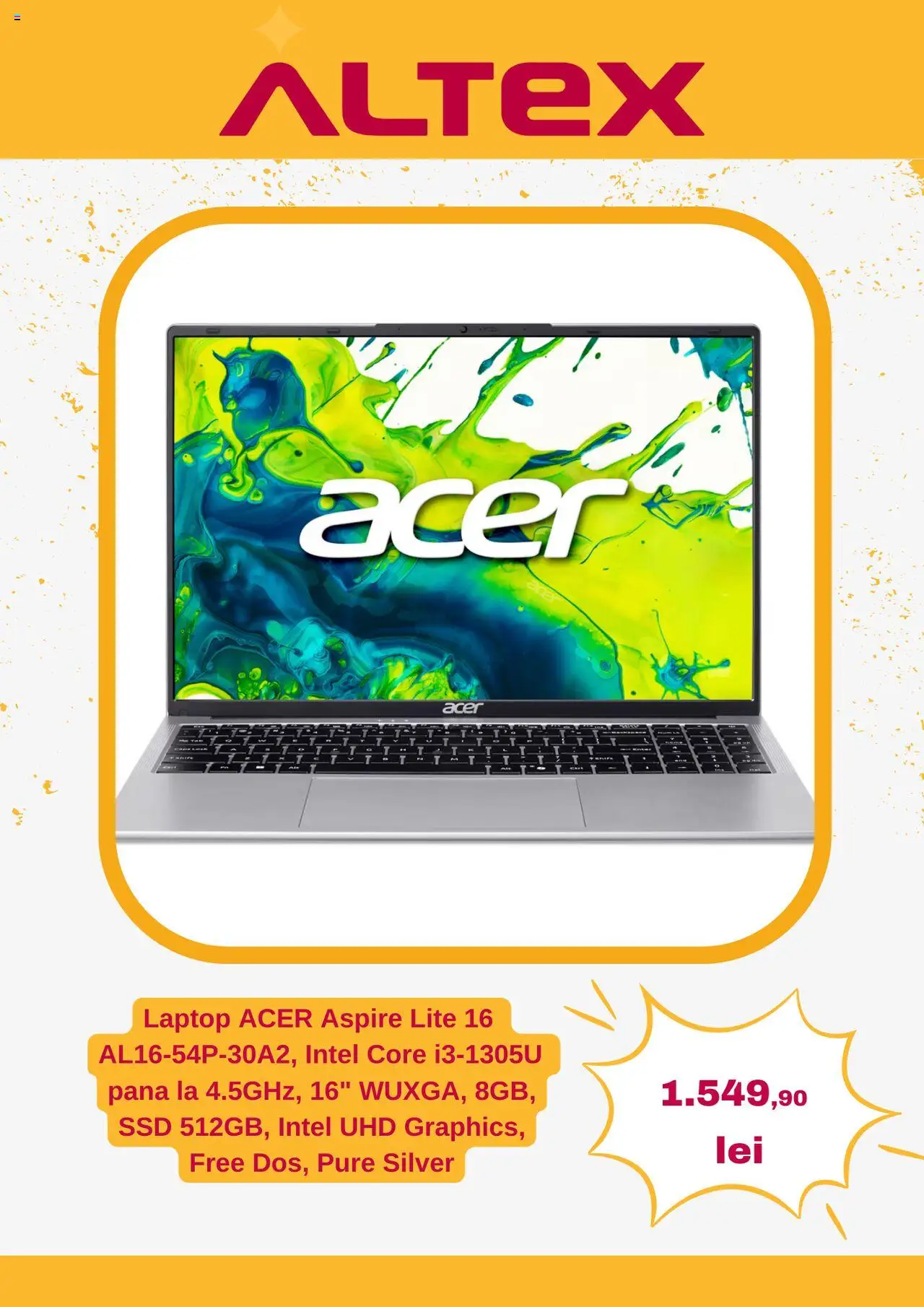 Catalog Altex 21 - 26 August 2025 | Pagina 3 | Produse: Laptop