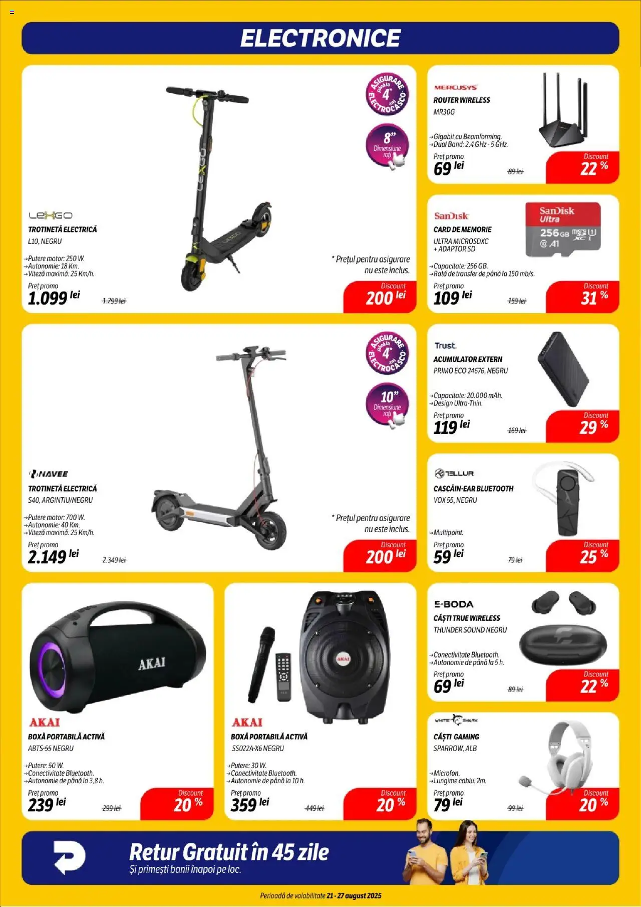 Catalog Flanco 21 - 26 August 2025 | Pagina 12 | Produse: Memorie, Router, Rață, Boxă portabilă