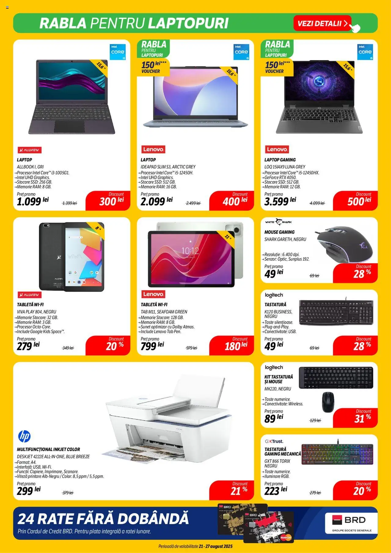 Catalog Flanco 21 - 26 August 2025 | Pagina 13 | Produse: Laptop, Memorie, Tabletă, Tastatură