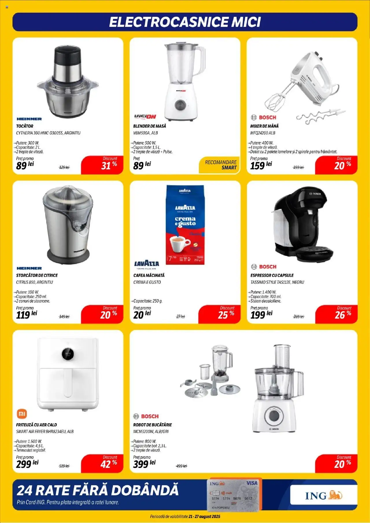 Catalog Flanco 21 - 26 August 2025 | Pagina 16 | Produse: Delgeç, Robot de bucătarie, Bol, Bucătărie