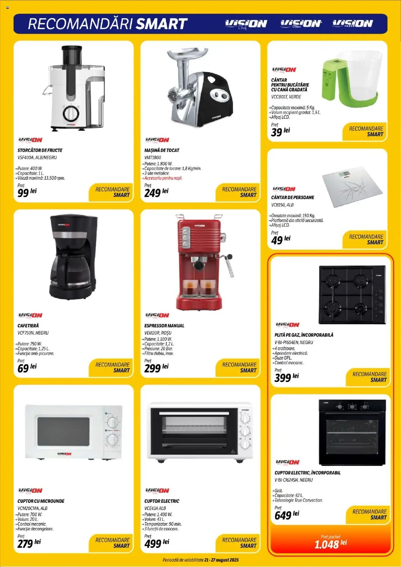 Catalog Flanco 21 - 26 August 2025 | Pagina 20 | Produse: Mașină de tocat, Cuptor, Plită, Bucătărie