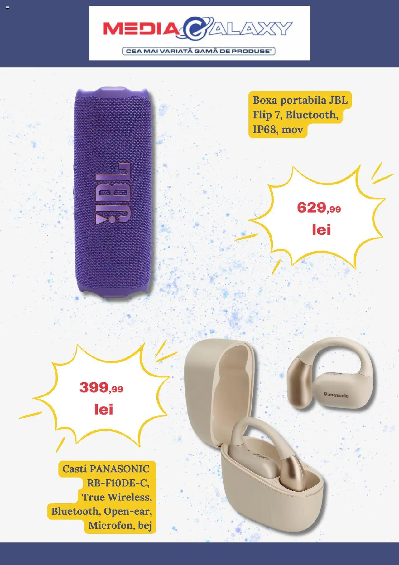 Catalog Media Galaxy 21 - 26 August 2025 | Pagina 2 | Produse: Căști, Boxă portabilă