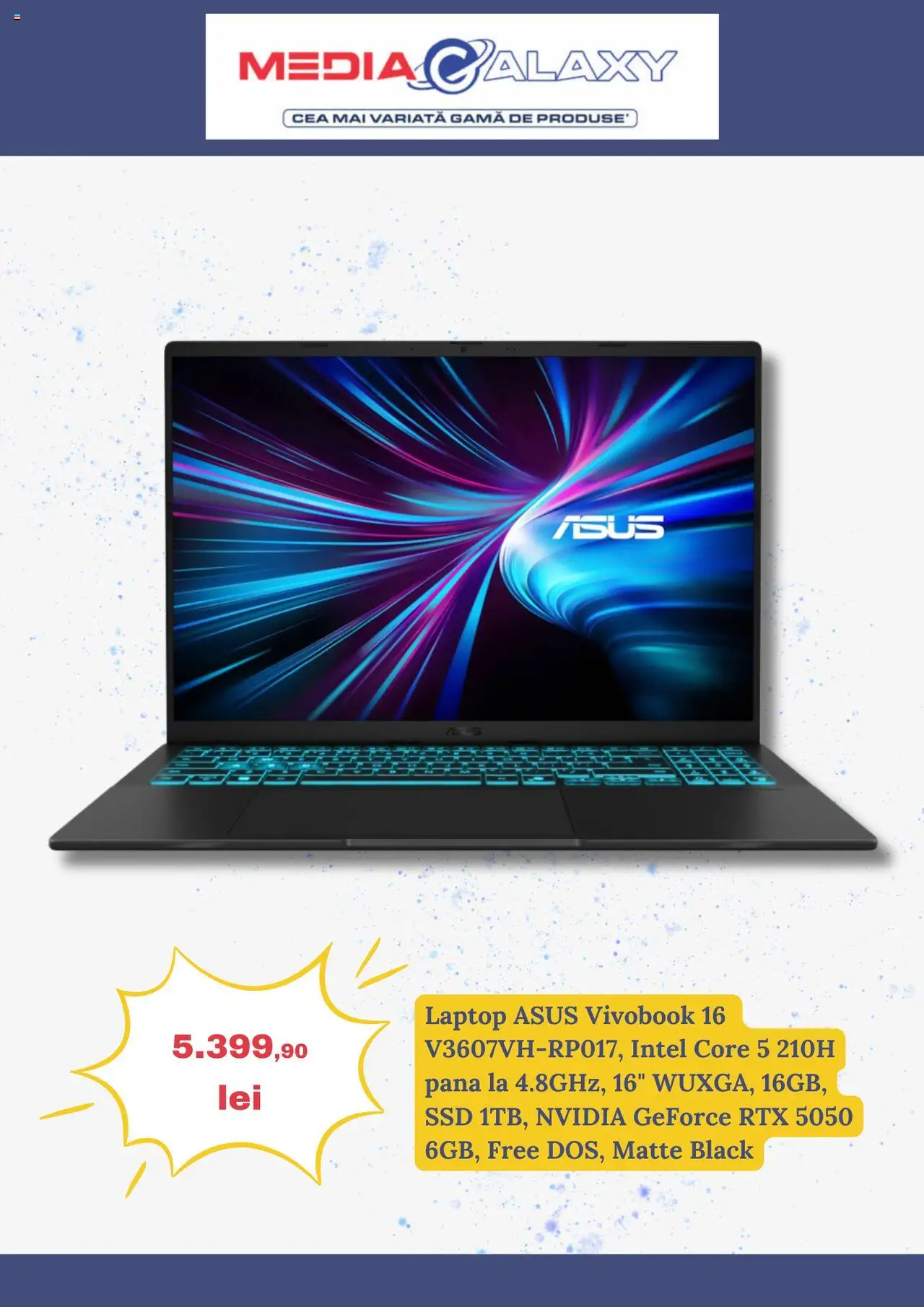 Catalog Media Galaxy 21 - 26 August 2025 | Pagina 3 | Produse: Laptop