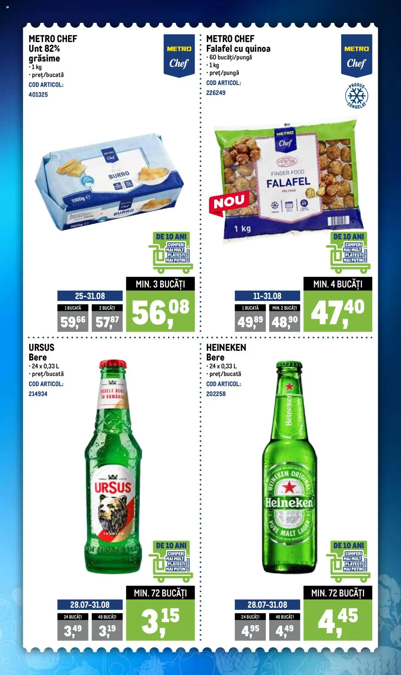Catalog METRO 25 - 30 August 2025 | Pagina 2 | Produse: Unt, Bere