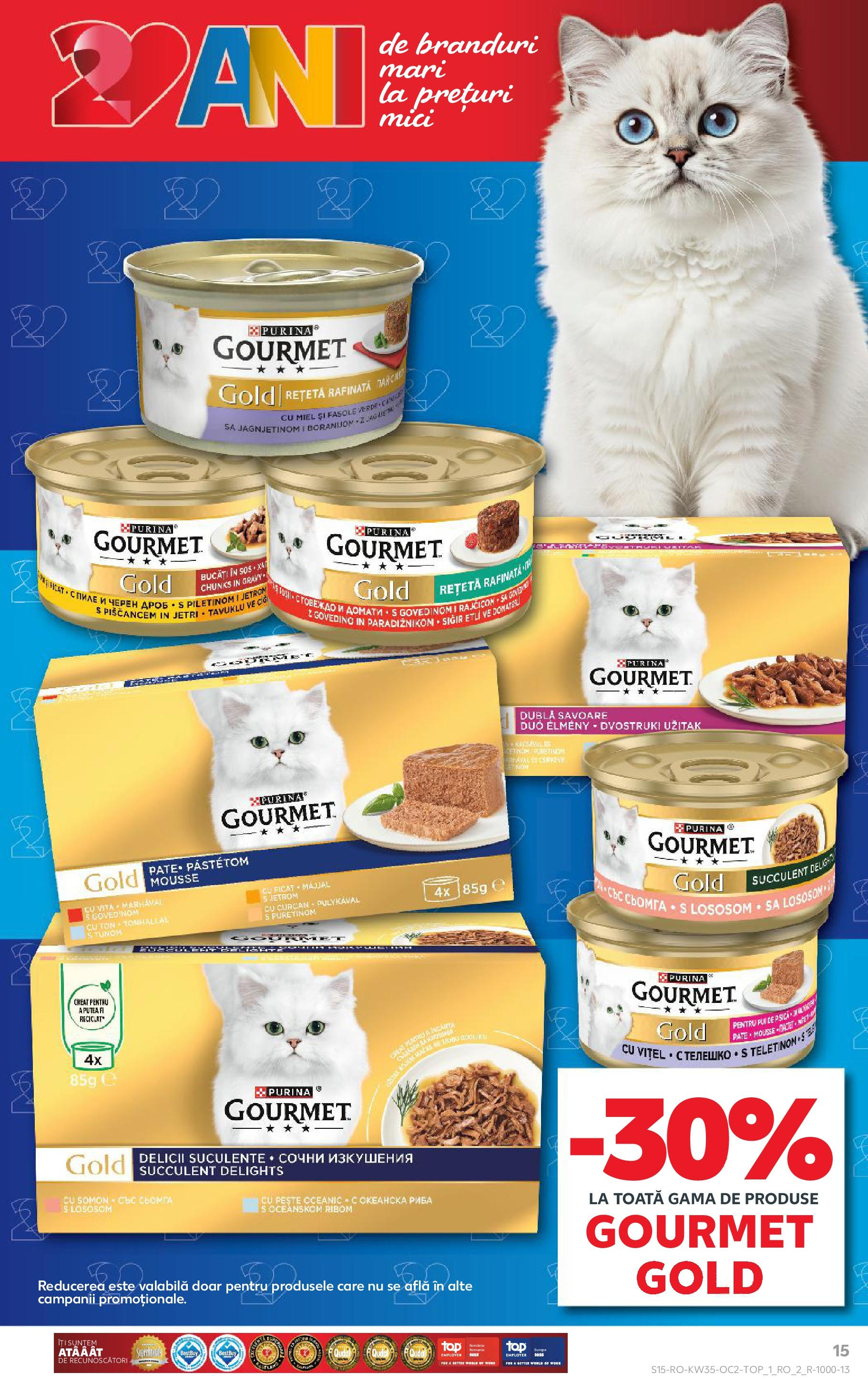 Catalog Kaufland 27 August - 1 Septembrie 2025 | Pagina 15 | Produse: Hacıyatmaz Kedi Oyuncağı, Pește, Sos