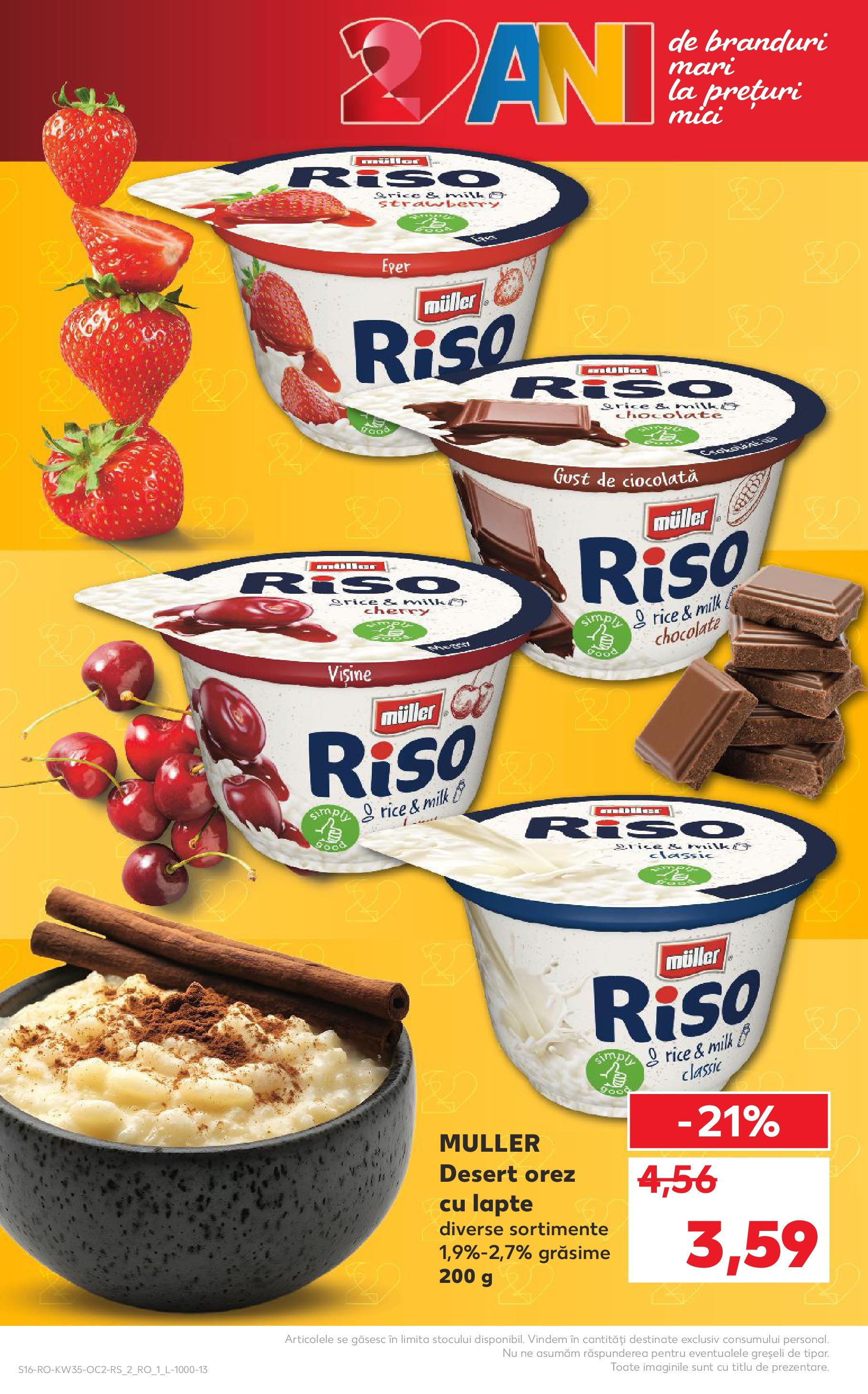Catalog Kaufland 27 August - 1 Septembrie 2025 | Pagina 16 | Produse: Mici, Lapte, Ciocolată, Orez