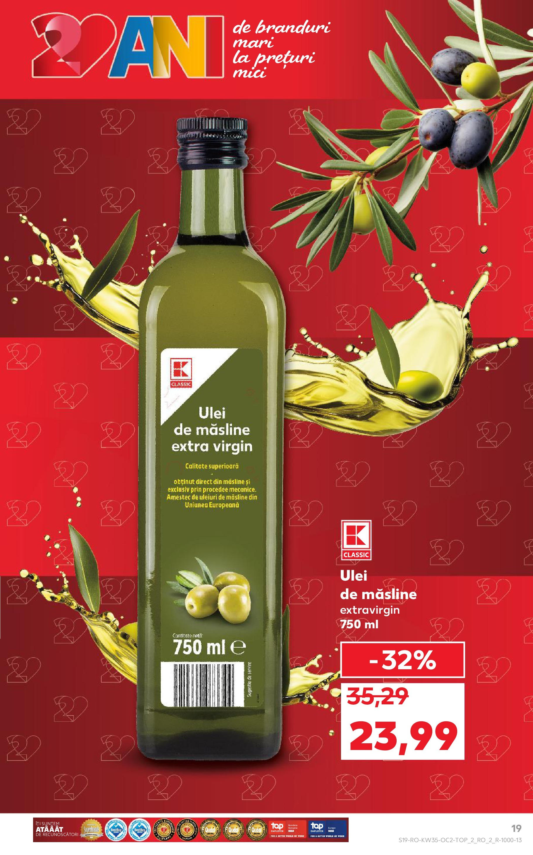 Catalog Kaufland 27 August - 1 Septembrie 2025 | Pagina 19 | Produse: Mici, Măsline, Ulei