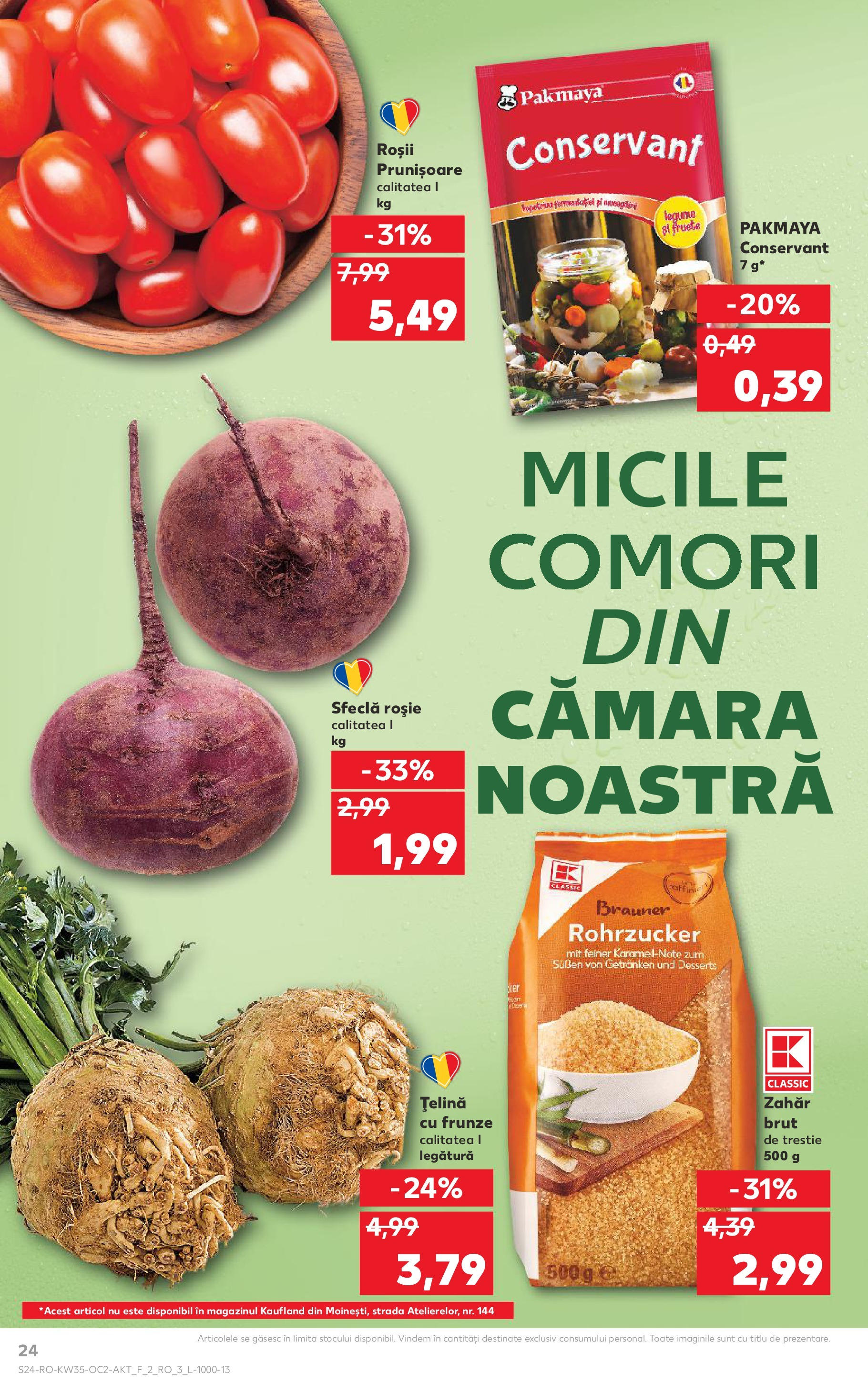Catalog Kaufland 27 August - 1 Septembrie 2025 | Pagina 24 | Produse: Țelină, Roșii, Legume, Sfeclă