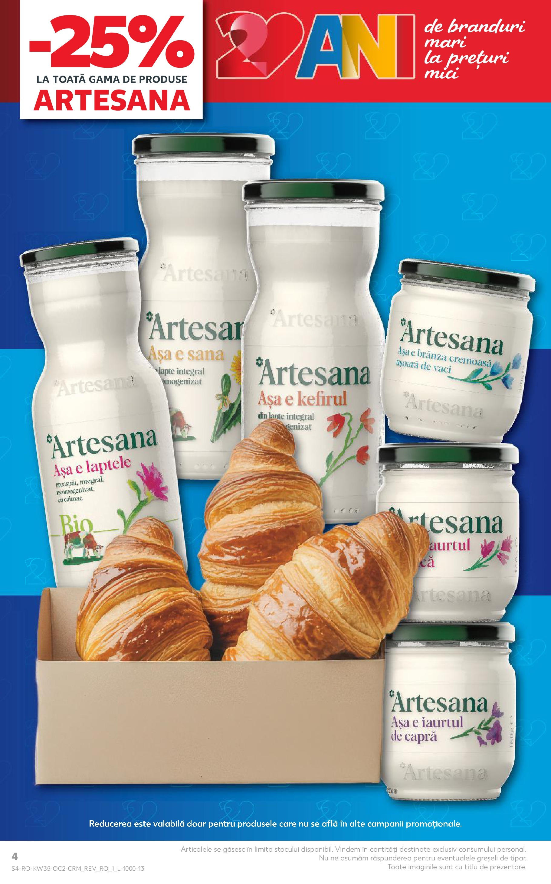 Catalog Kaufland 27 August - 1 Septembrie 2025 | Pagina 4 | Produse: Mici, Lapte, Iaurt, Kefir