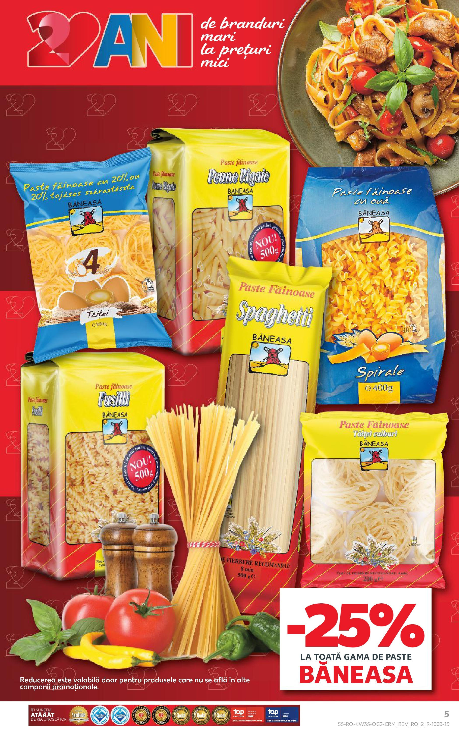 Catalog Kaufland 27 August - 1 Septembrie 2025 | Pagina 5 | Produse: Ouă, Noodles, Paste