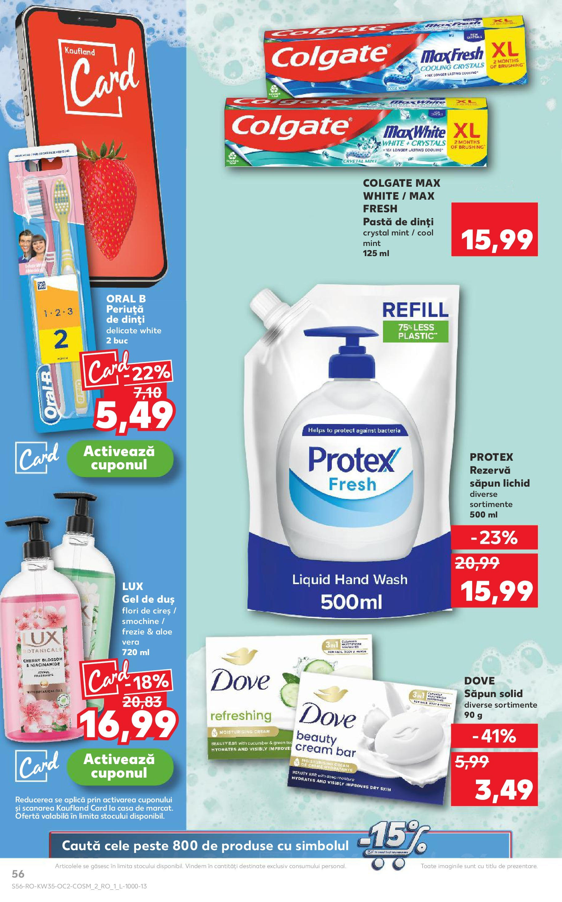 Catalog Kaufland 27 August - 1 Septembrie 2025 | Pagina 56 | Produse: Săpun solid, Aloe vera, Săpun lichid, Rezervă săpun