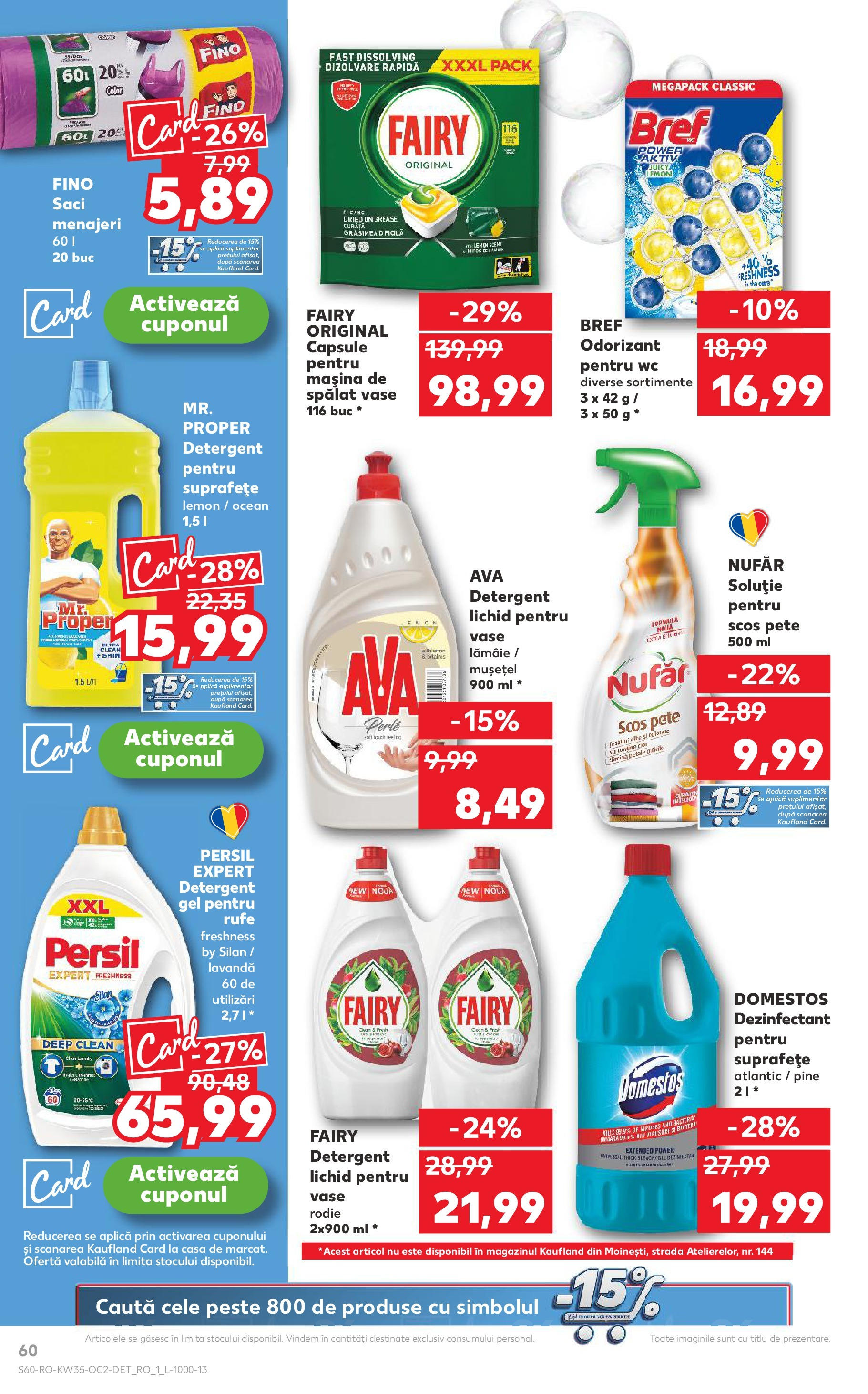 Catalog Kaufland 27 August - 1 Septembrie 2025 | Pagina 60 | Produse: Mașină De Spălat, Mașină De Spălat Vase, Saci menajeri, Lămâie